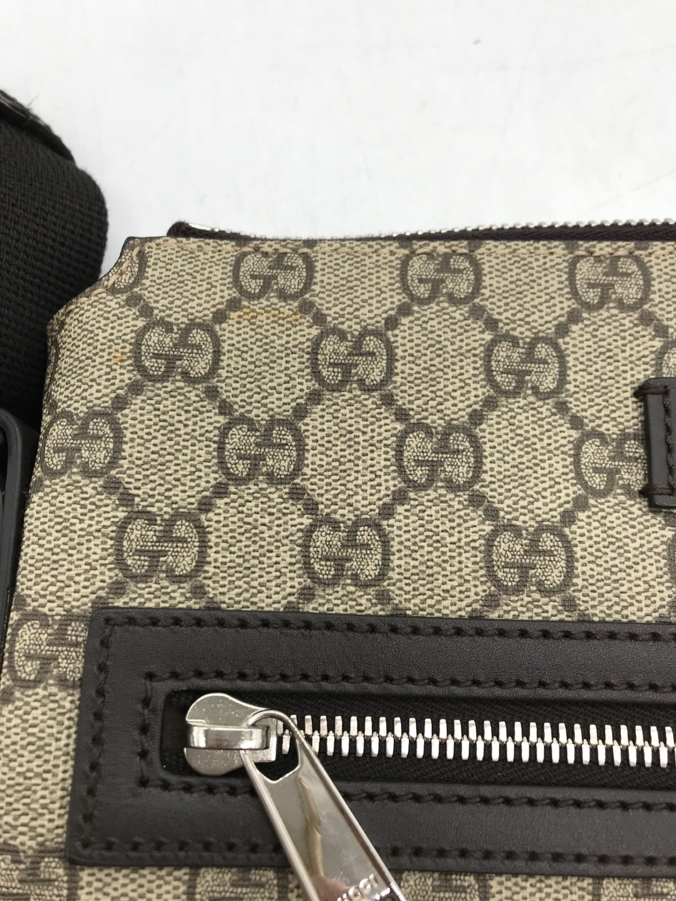 中古・古着通販】GUCCI (グッチ) シグネチャーレザーメッセンジャー