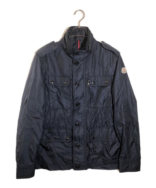 【中古・古着通販】MONCLER (モンクレール) CRISTIAN GIUBBOTTO クリスチャンミリタリージャケット ネイビー  サイズ:2｜ブランド・古着通販 トレファク公式【TREFAC FASHION】スマホサイト