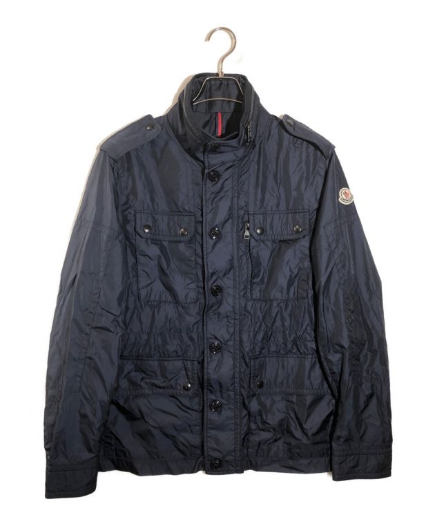 中古・古着通販】MONCLER (モンクレール) CRISTIAN GIUBBOTTO クリスチャンミリタリージャケット ネイビー  サイズ:2｜ブランド・古着通販 トレファク公式【TREFAC FASHION】スマホサイト