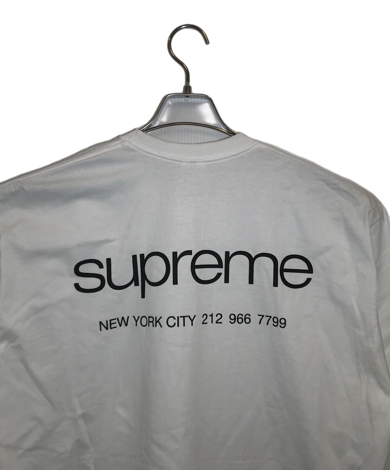 SUPREME (シュプリーム) ニューヨークロゴエヌワイシーTシャツ ホワイト サイズ:XL