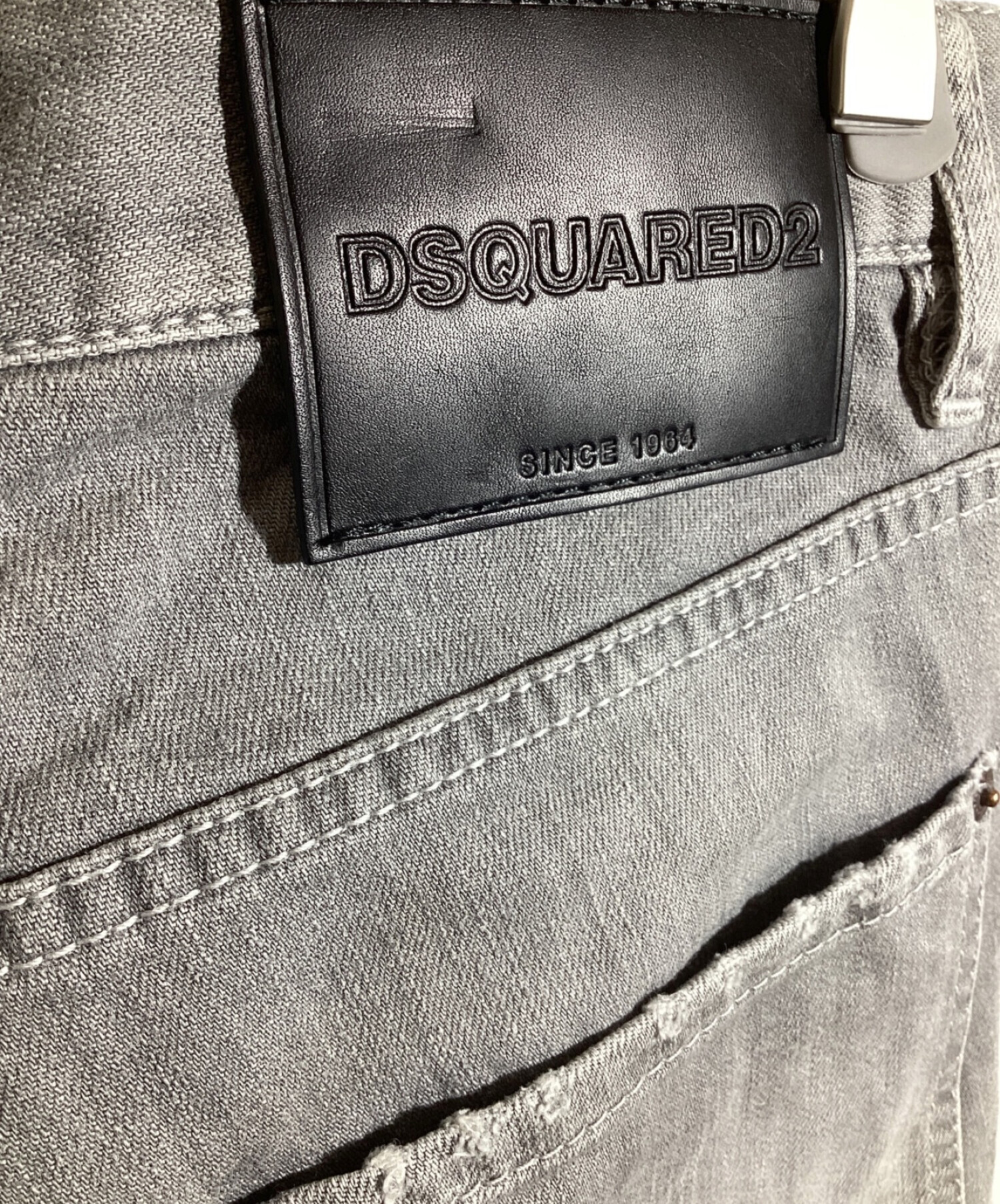 中古・古着通販】DSQUARED2 (ディースクエアード) デニムパンツ グレー