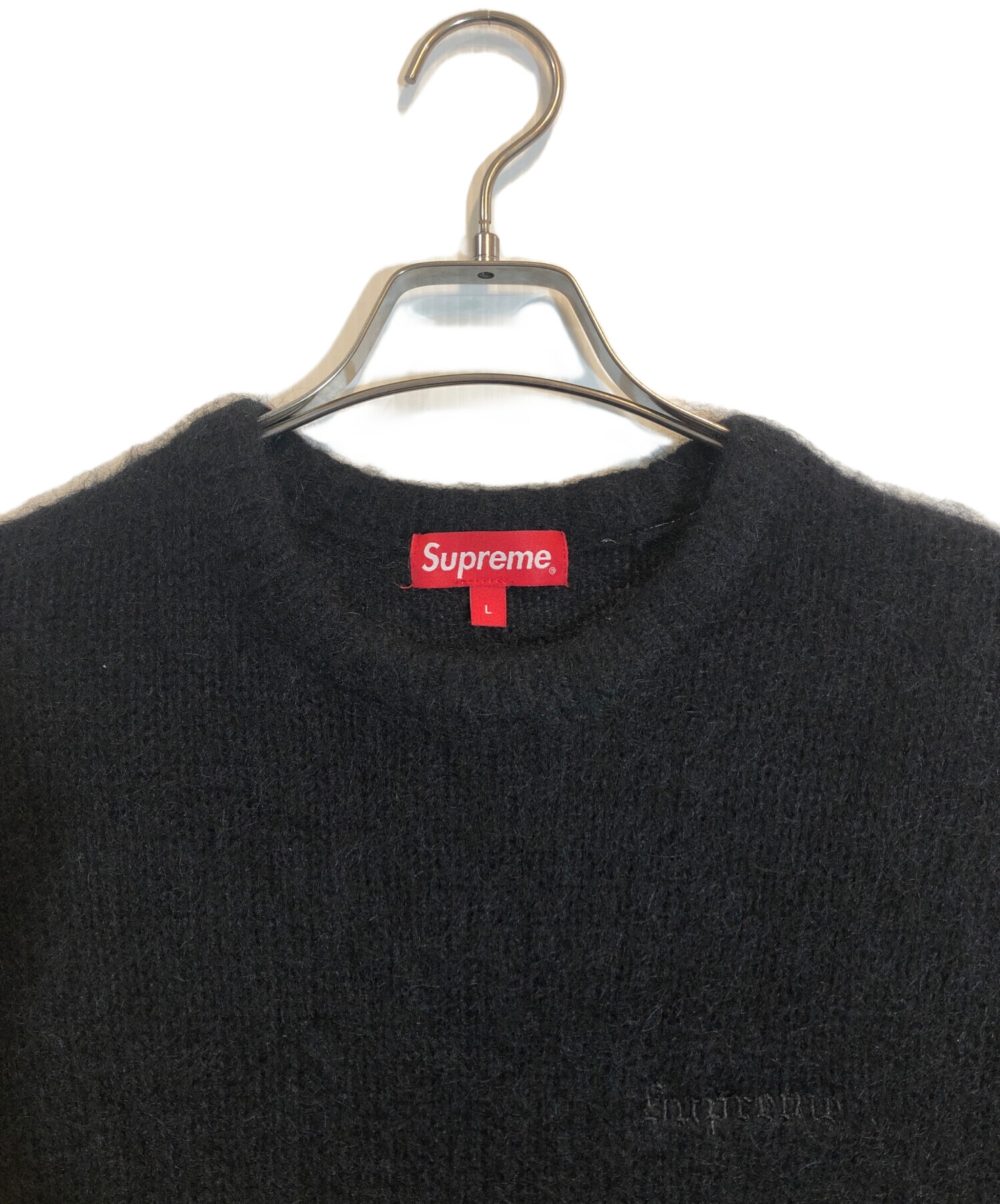 SUPREME (シュプリーム) モヘアセーター ブラック サイズ:SIZE L