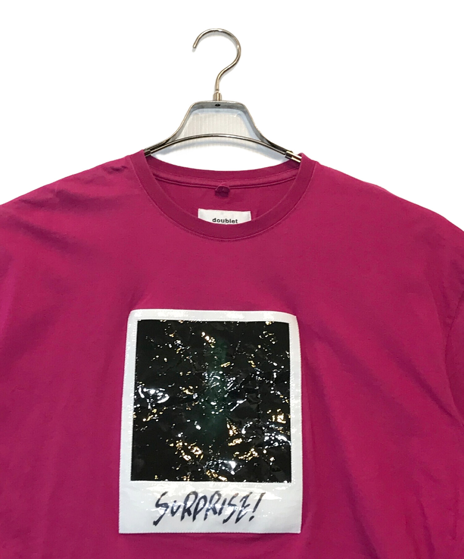 中古・古着通販】doublet (ダブレット) POLAROID FILM T-SHIRT ショッキングピンク  サイズ:MEDIUM｜ブランド・古着通販 トレファク公式【TREFAC FASHION】スマホサイト