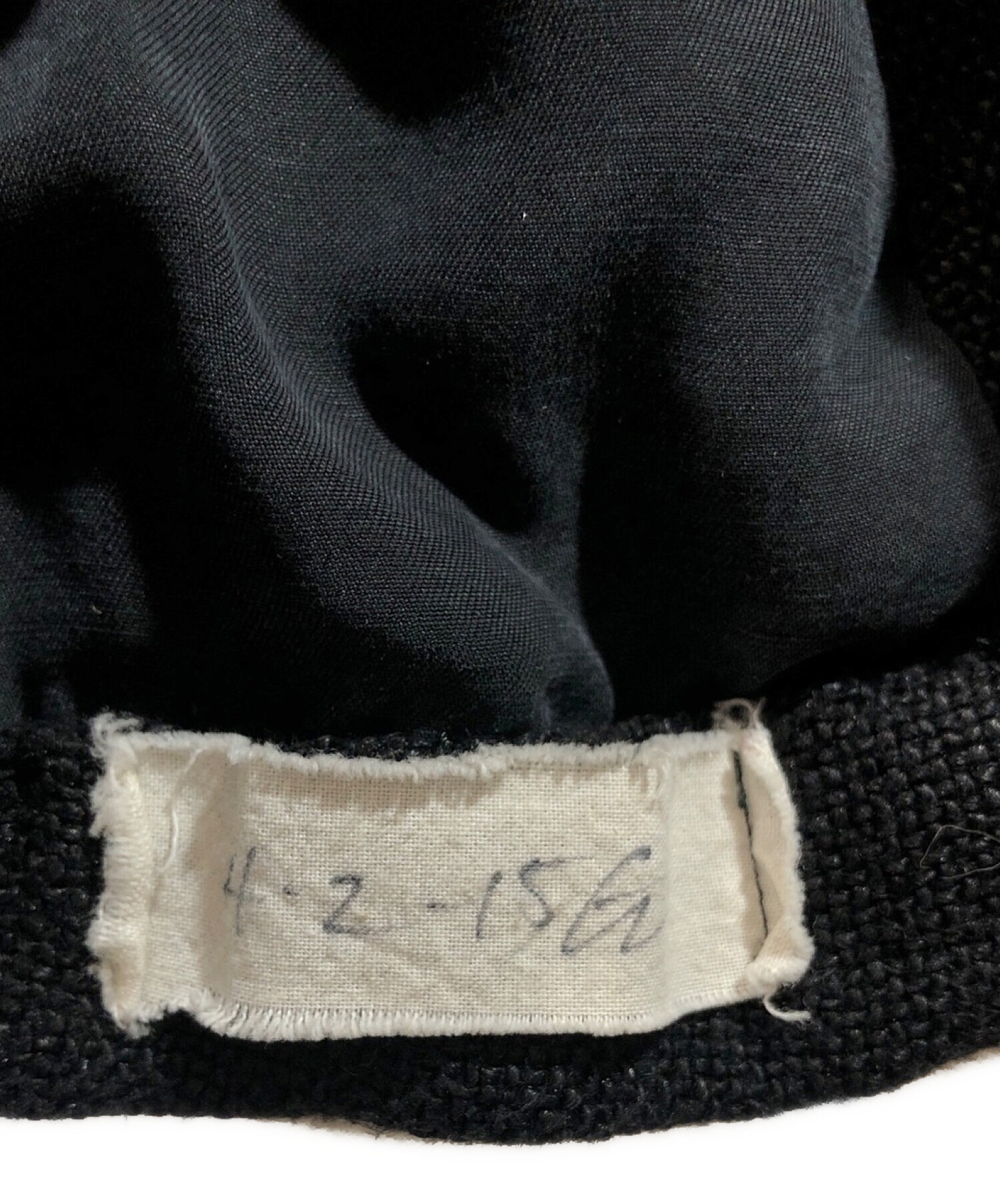 GREG LAUREN (グレッグローレン) リネンテーラードジャケット ブラック サイズ:2