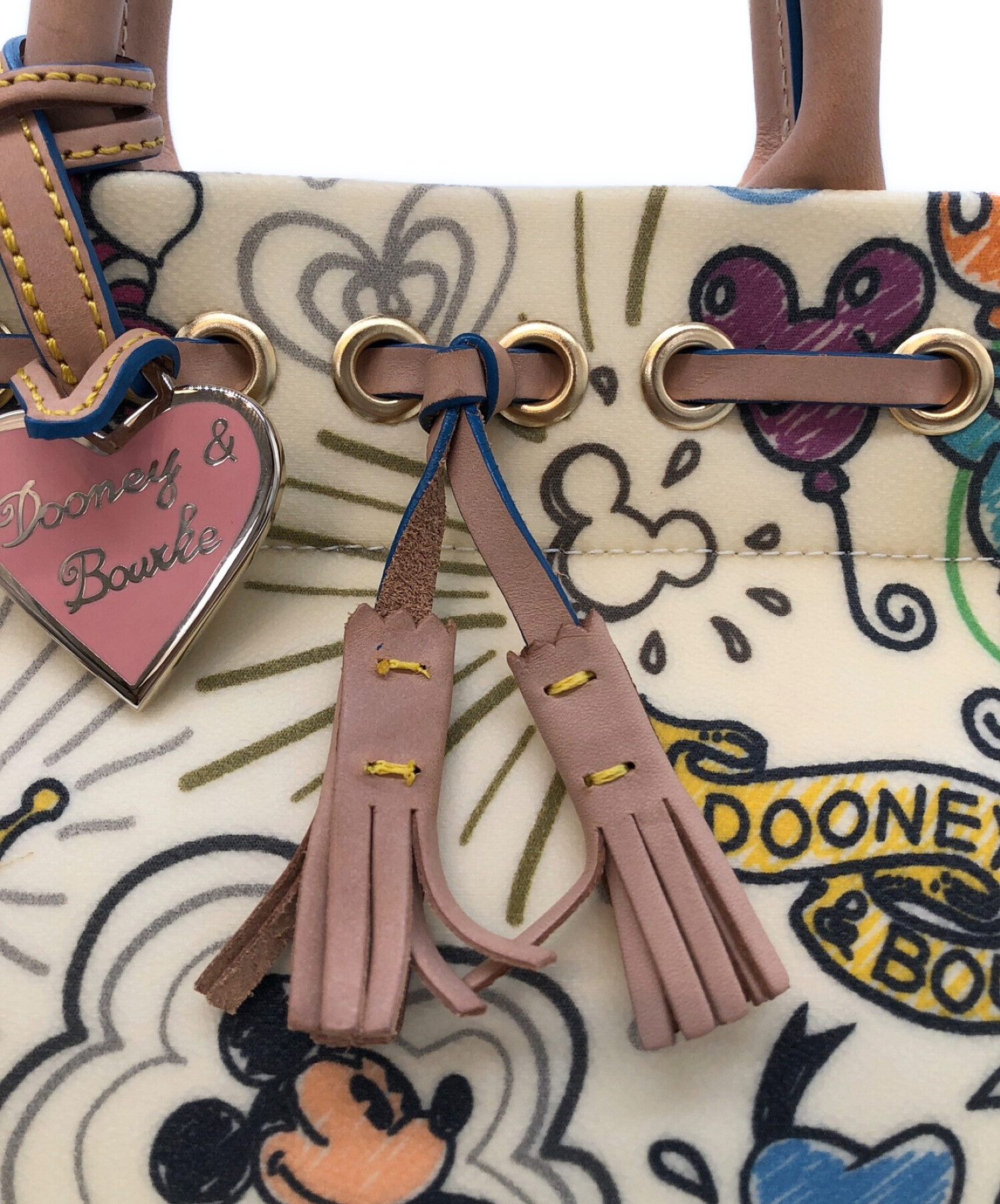 DOONEY&BOURKE (ドゥーニーアンドバーク) DISNEY (ディズニー) 2WAYショルダーバッグ ベージュ