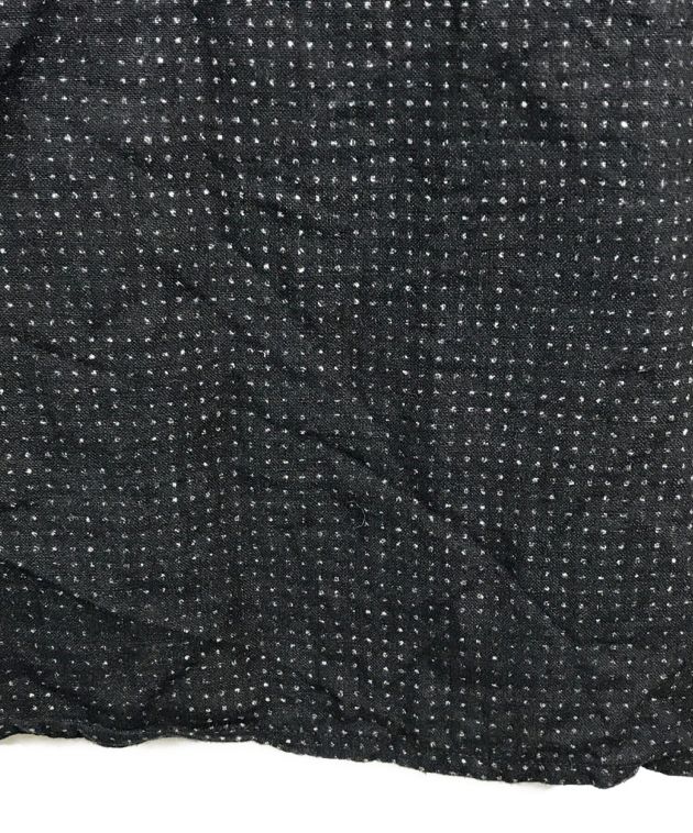 COMOLI (コモリ) リネンドットシャツジャケット ブラック サイズ:SIZE 2