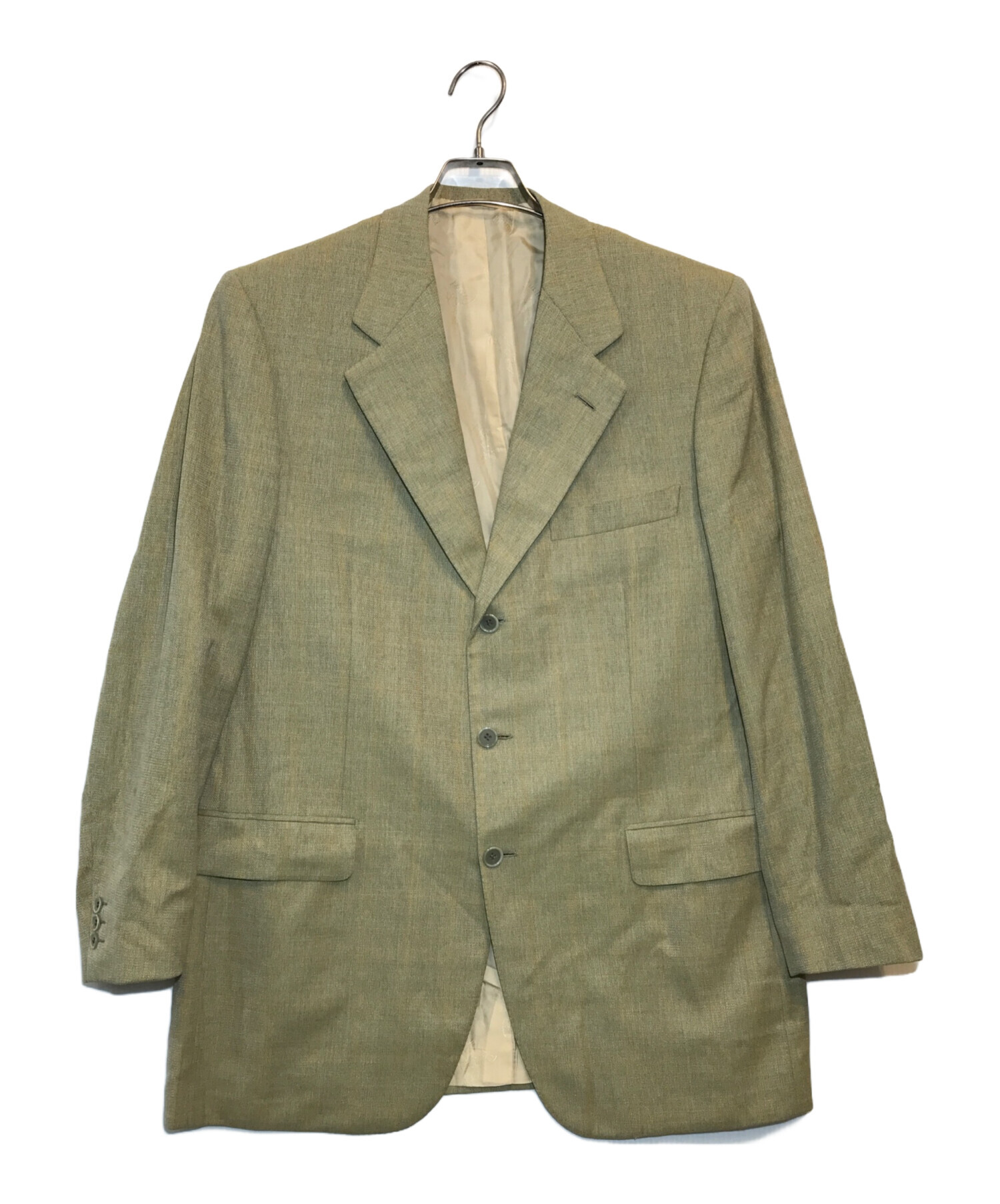 中古・古着通販】BRIONI (ブリオーニ) 3Bチェックテーラードジャケット グリーン サイズ:SIZE 52｜ブランド・古着通販  トレファク公式【TREFAC FASHION】スマホサイト