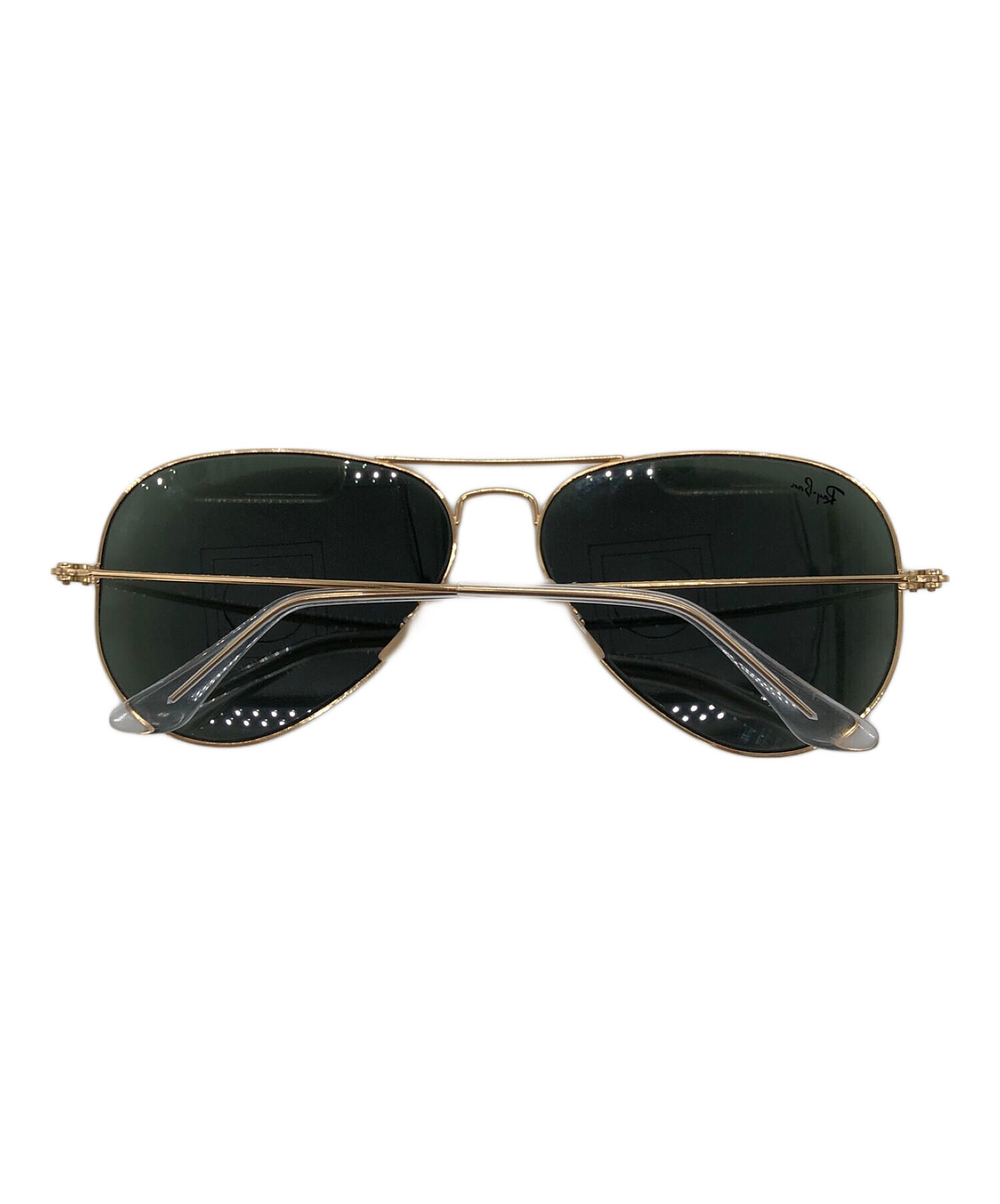 中古・古着通販】RAY-BAN (レイバン) アビエーターティアドロップサングラス ゴールド サイズ:58□14｜ブランド・古着通販  トレファク公式【TREFAC FASHION】スマホサイト