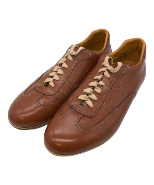 【中古・古着通販】Santoni (サントーニ) レザースニーカー ブラウン サイズ:8｜ブランド・古着通販 トレファク公式【TREFAC  FASHION】スマホサイト