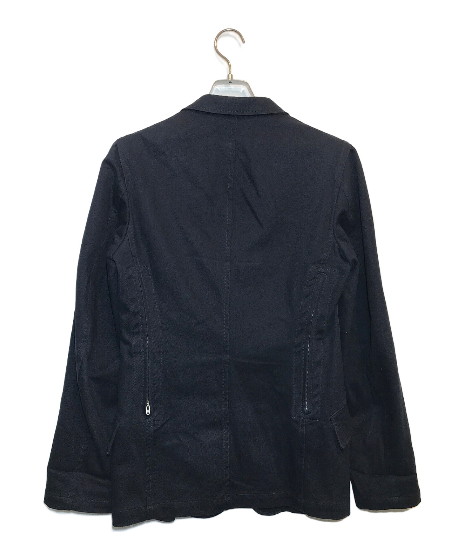 中古・古着通販】Yohji Yamamoto pour homme (ヨウジヤマモト プールオム) バックジップテーラードジャケット ネイビー  サイズ:2｜ブランド・古着通販 トレファク公式【TREFAC FASHION】スマホサイト