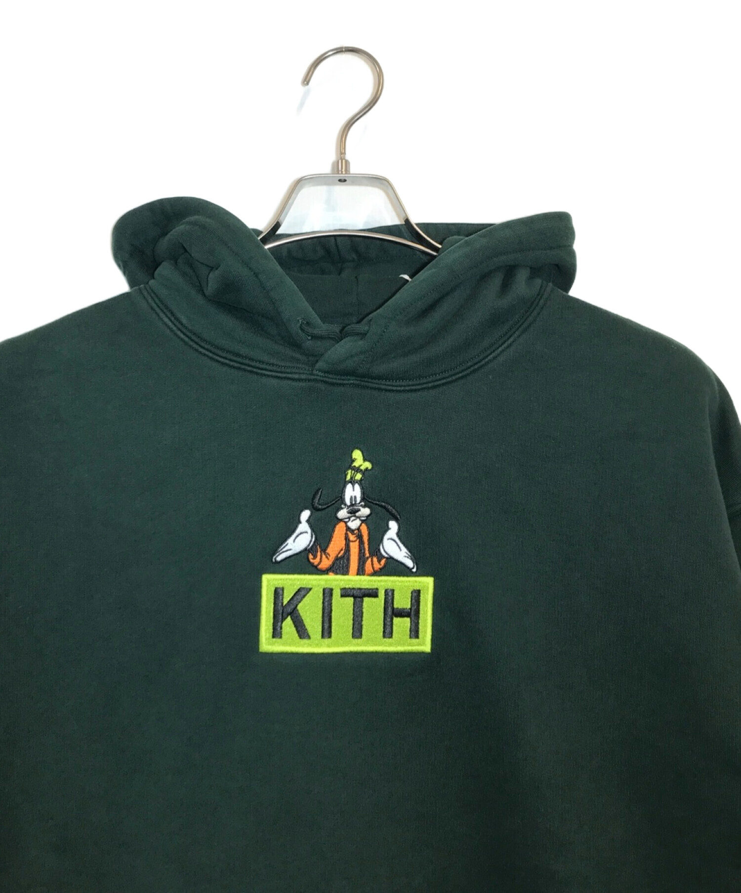 中古・古着通販】KITH (キス) DISNEY (ディズニー) グーフィークラシックロゴフーディー グリーン サイズ:SIZE  M｜ブランド・古着通販 トレファク公式【TREFAC FASHION】スマホサイト