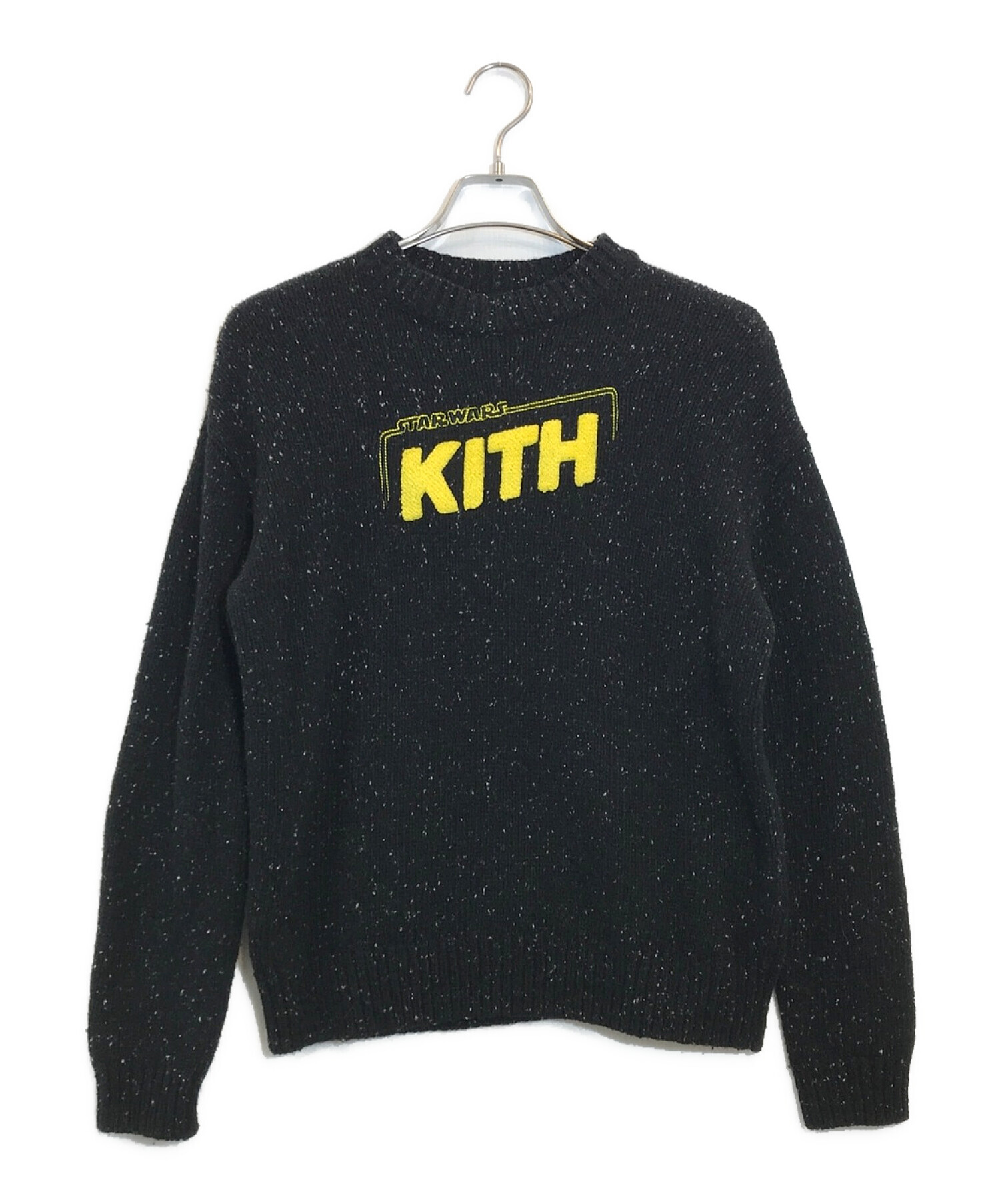 KITH (キス) STAR WARS (スターウォーズ) ギャラクシークルーネックセーター ブラック サイズ:SIZE XS