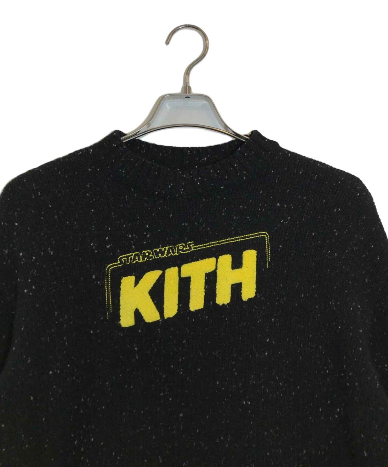 中古・古着通販】KITH (キス) STAR WARS (スターウォーズ) ギャラクシークルーネックセーター ブラック サイズ:SIZE  XS｜ブランド・古着通販 トレファク公式【TREFAC FASHION】スマホサイト