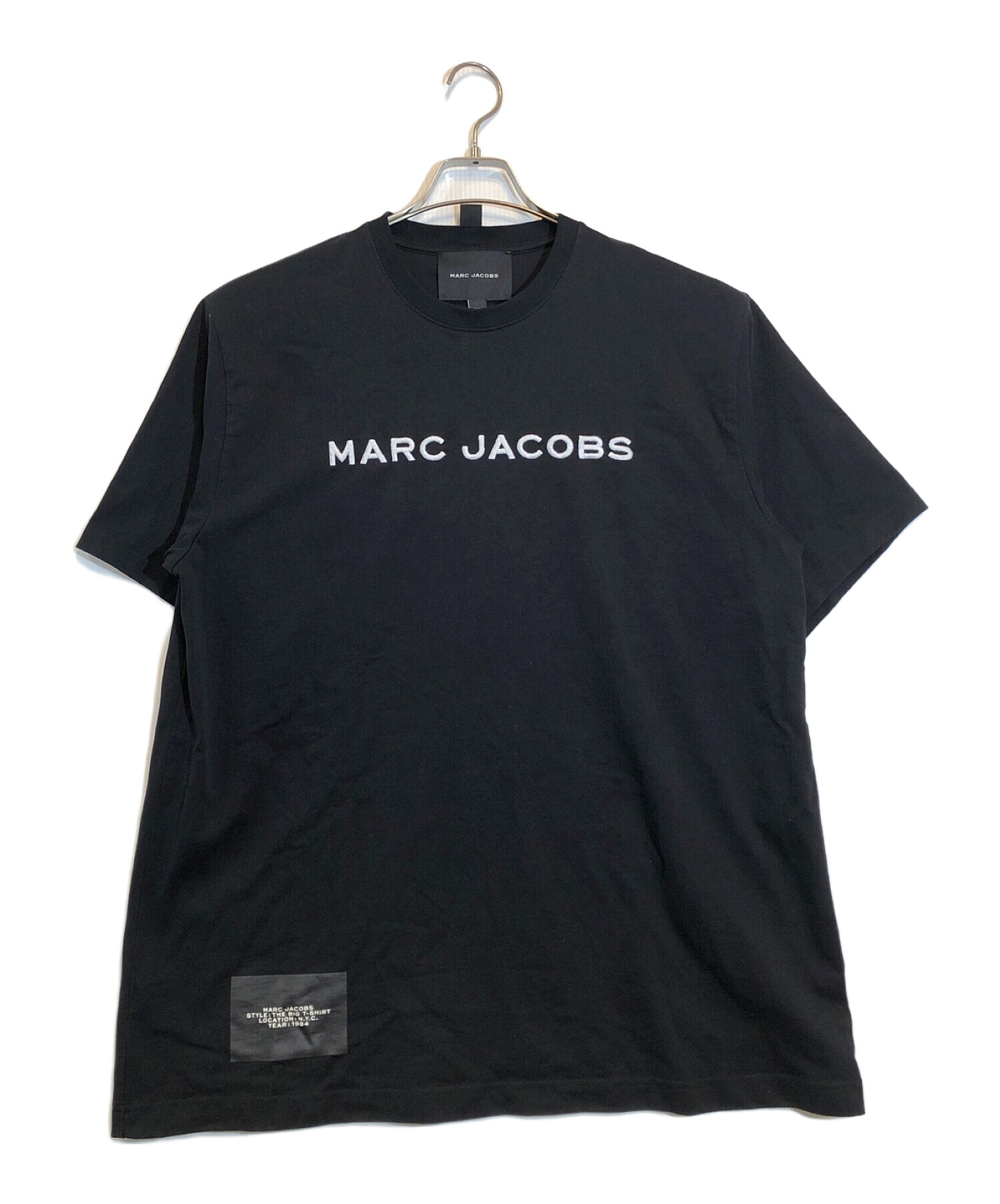 中古・古着通販】MARC JACOBS (マークジェイコブス) THE BIG T-SHIRT ブラック  サイズ:165/88A(O/S)｜ブランド・古着通販 トレファク公式【TREFAC FASHION】スマホサイト