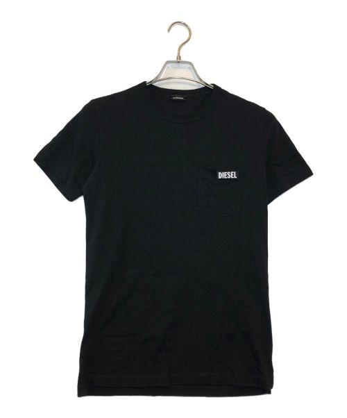 【中古・古着通販】DIESEL (ディーゼル) マジックテープロゴTシャツ ブラック サイズ:SIZE XS｜ブランド・古着通販  トレファク公式【TREFAC FASHION】スマホサイト