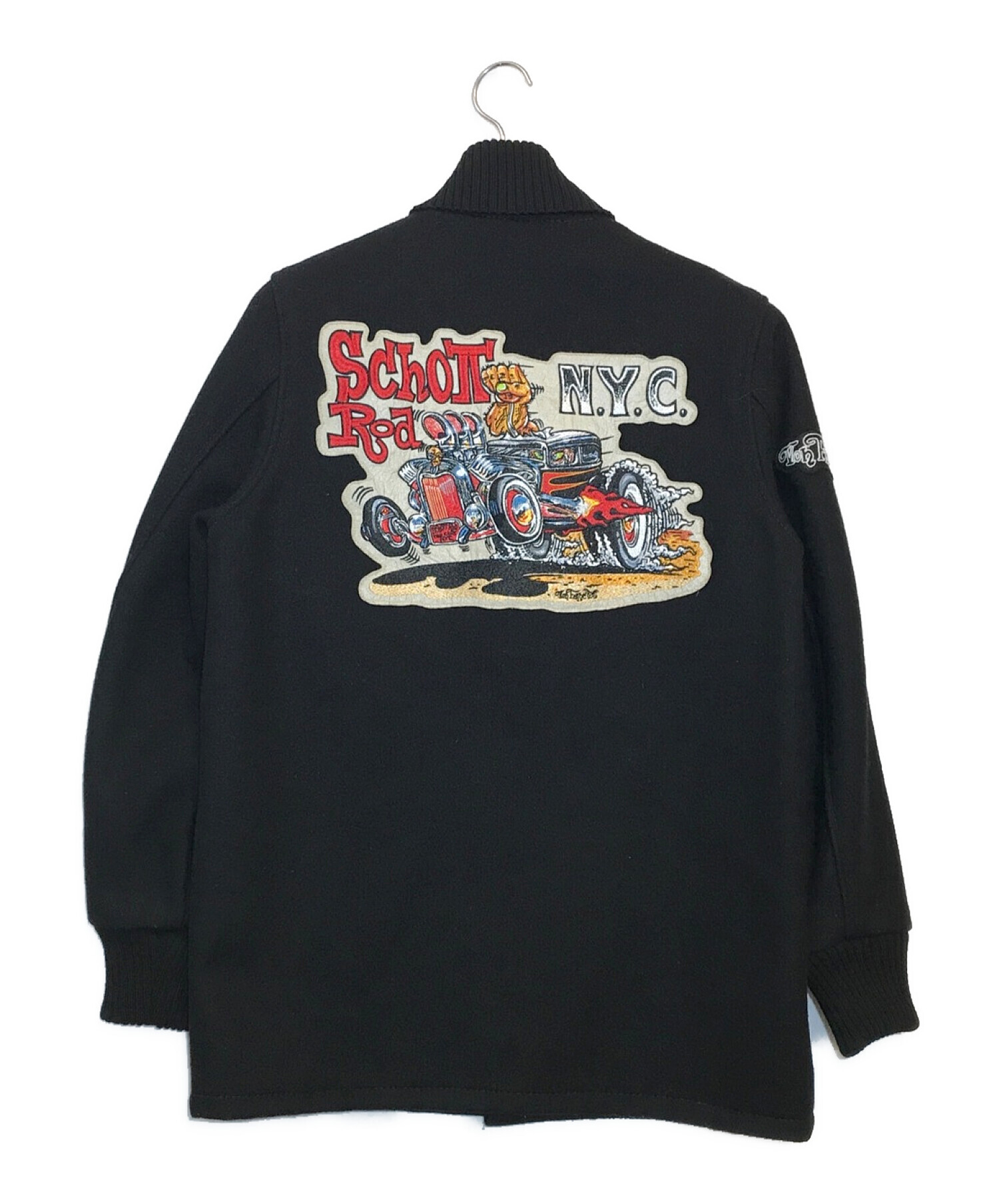 中古・古着通販】Schott (ショット) Von Franco Wool Raider's Coat ブラック サイズ:36｜ブランド・古着通販  トレファク公式【TREFAC FASHION】スマホサイト