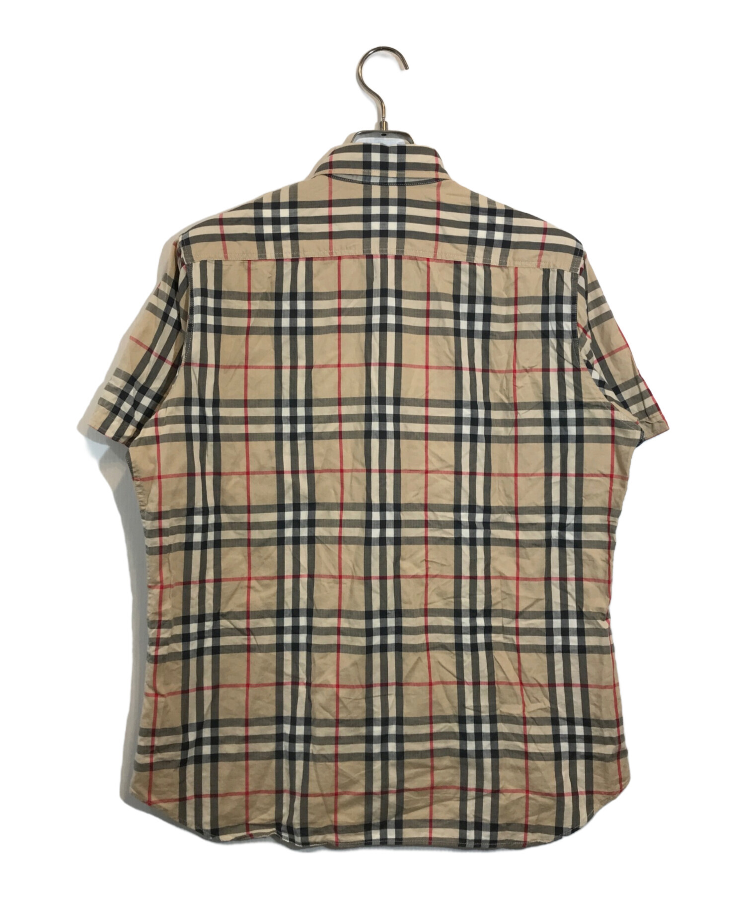 中古・古着通販】BURBERRY LONDON (バーバリーロンドン) ノバチェック半袖シャツ ベージュ サイズ:SIZE L｜ブランド・古着通販  トレファク公式【TREFAC FASHION】スマホサイト