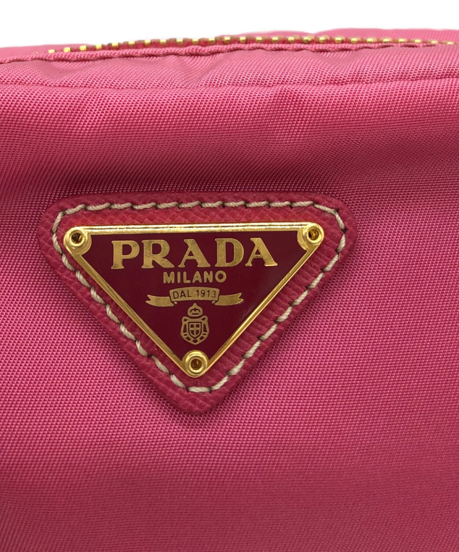 PRADA (プラダ) コスメポーチ ピンク