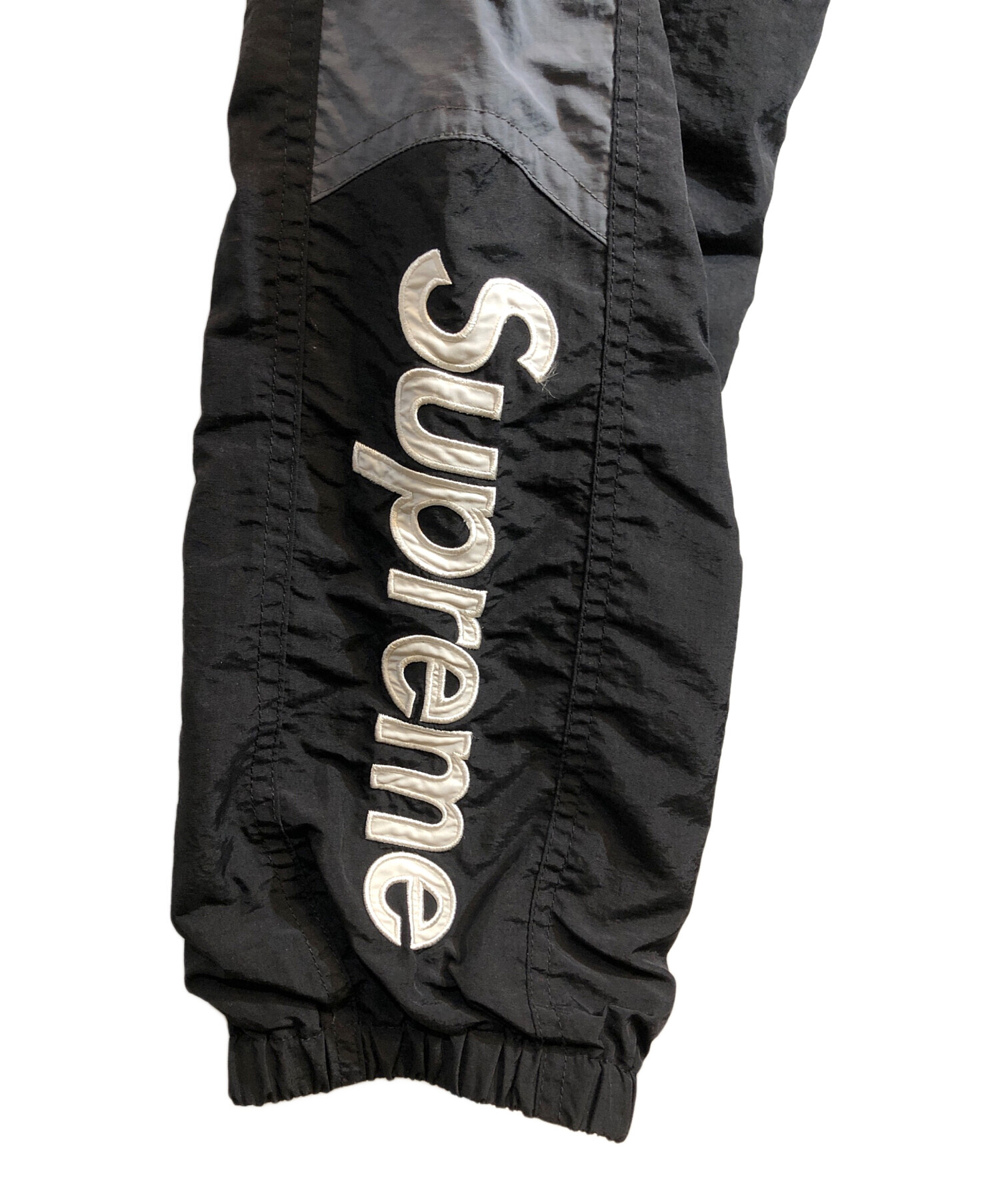 SUPREME (シュプリーム) 19AW Side Logo Track Pant ブラック サイズ:S