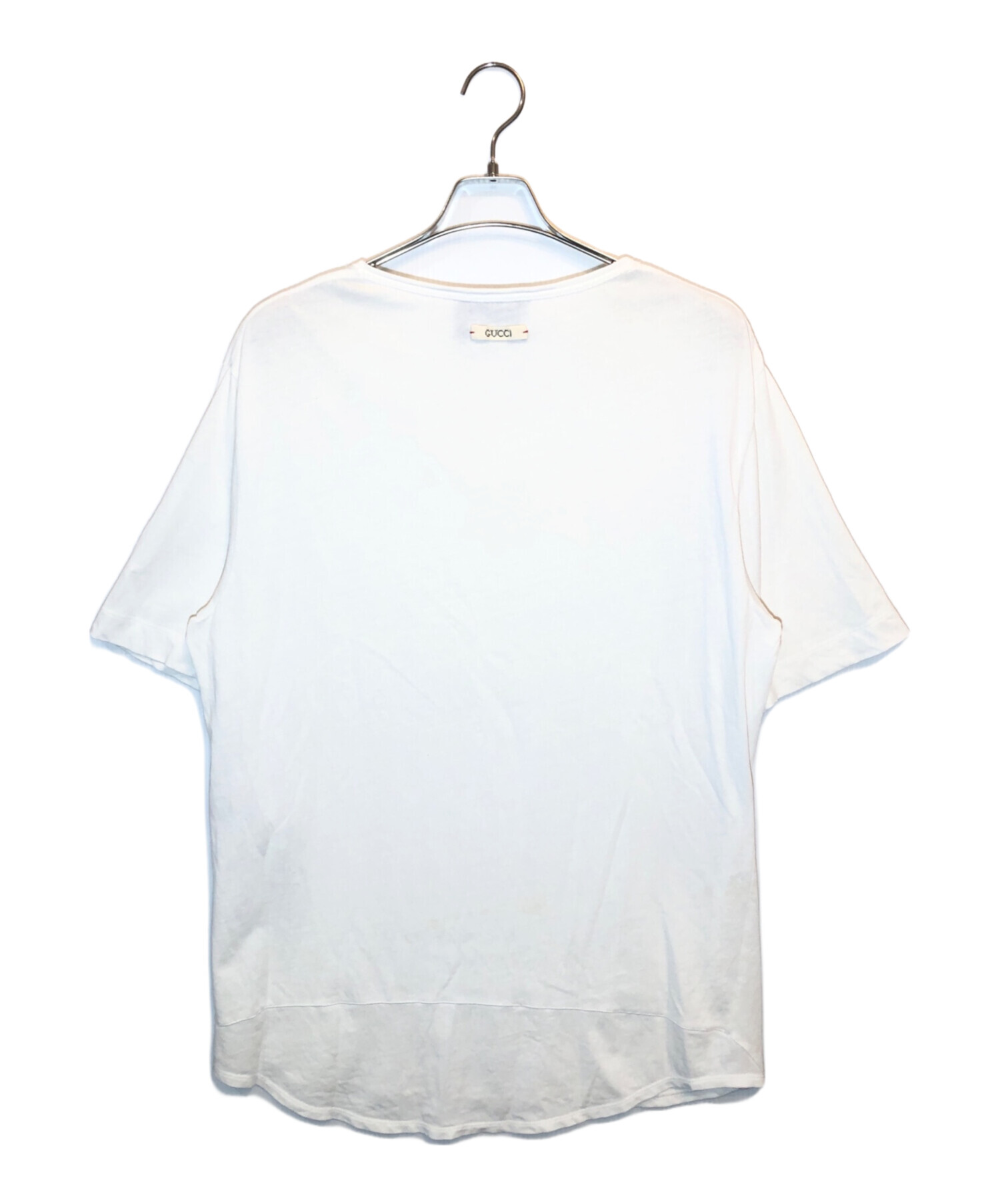 中古・古着通販】GUCCI (グッチ) バックタグTシャツ ホワイト サイズ:SIZE L｜ブランド・古着通販 トレファク公式【TREFAC  FASHION】スマホサイト