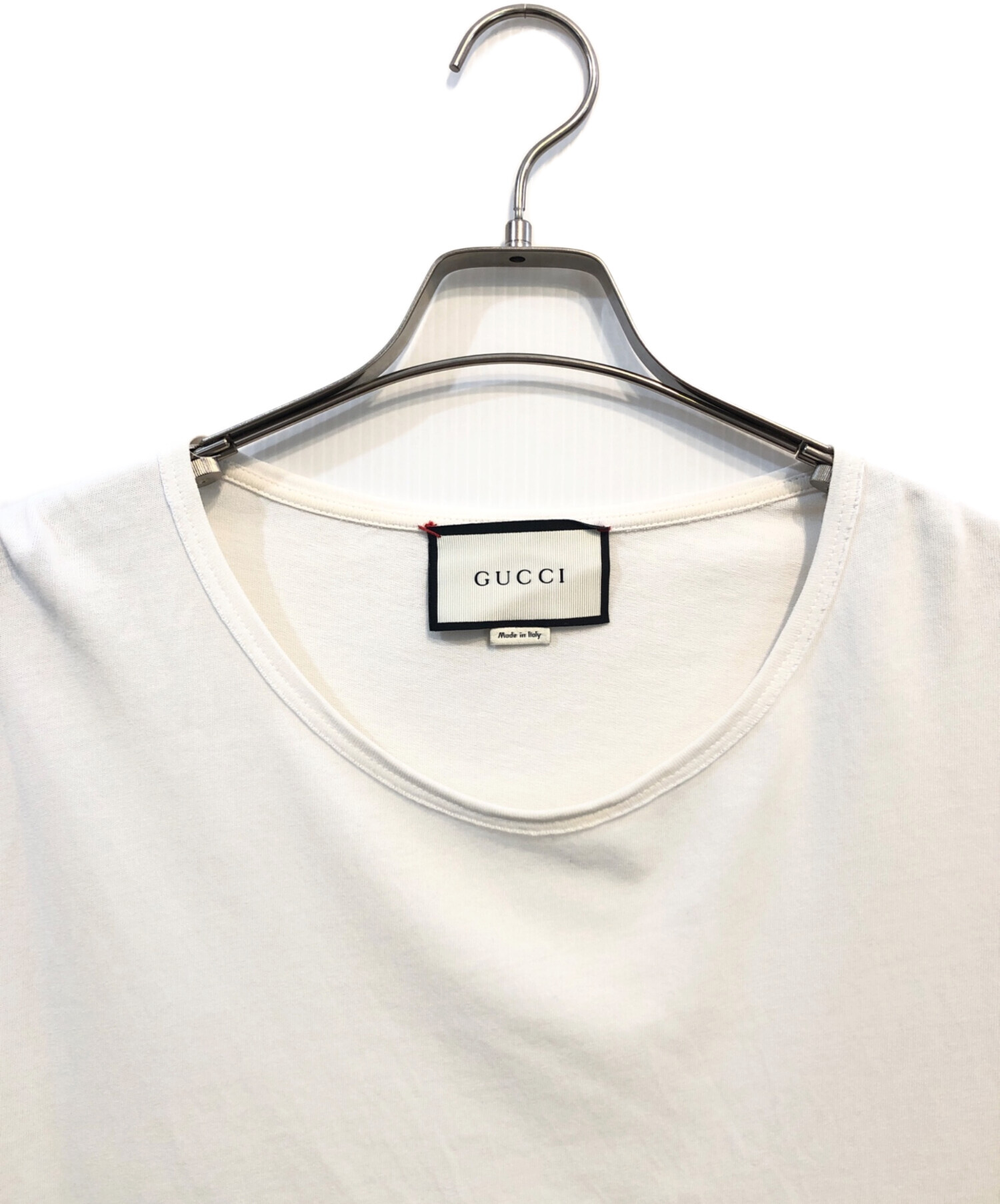 中古・古着通販】GUCCI (グッチ) バックタグTシャツ ホワイト サイズ:SIZE L｜ブランド・古着通販 トレファク公式【TREFAC  FASHION】スマホサイト