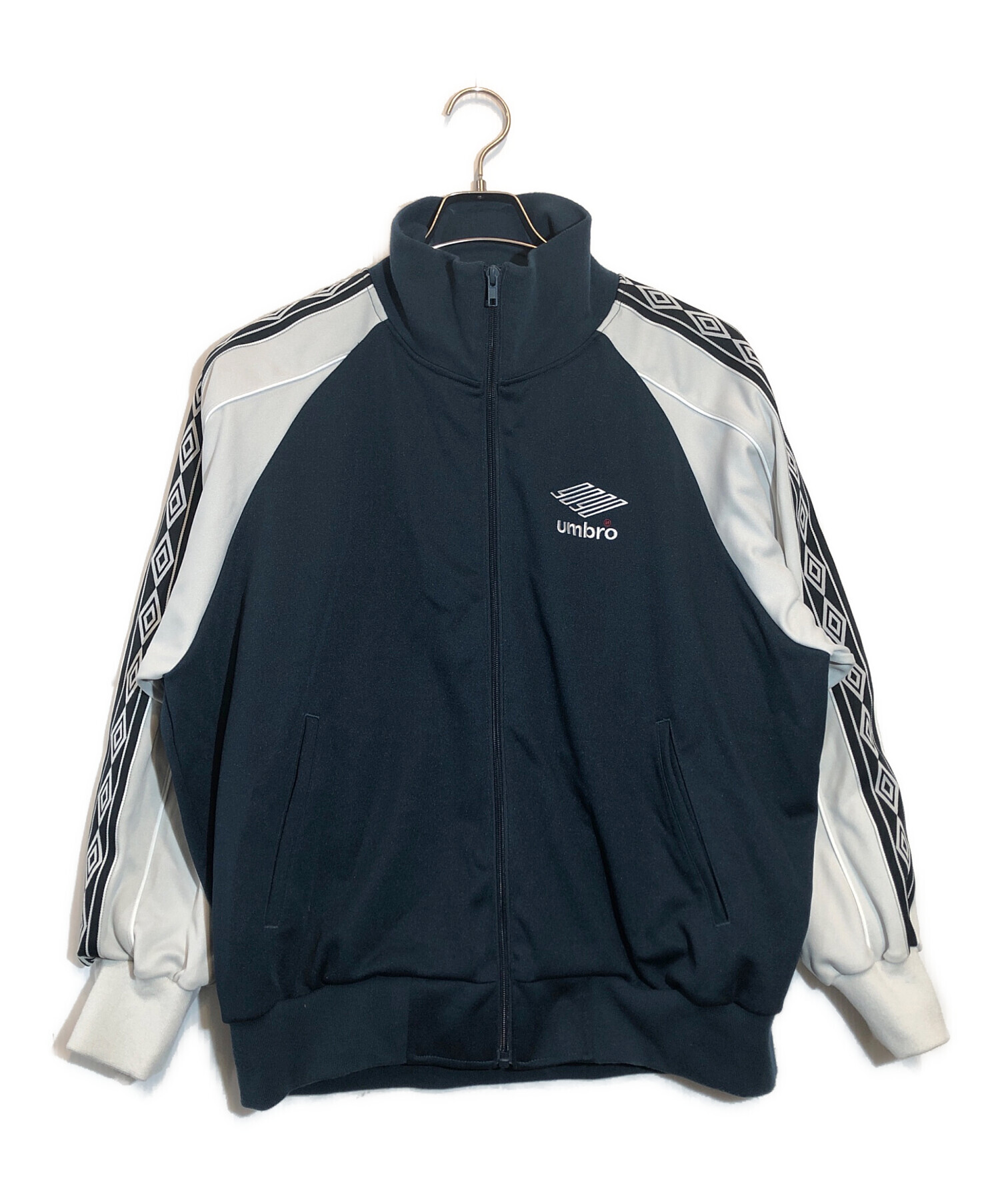 UMBRO (アンブロ) 9090 (9090) Raglan Track Jacket(ラグラントラックジャケット） ネイビー サイズ:M