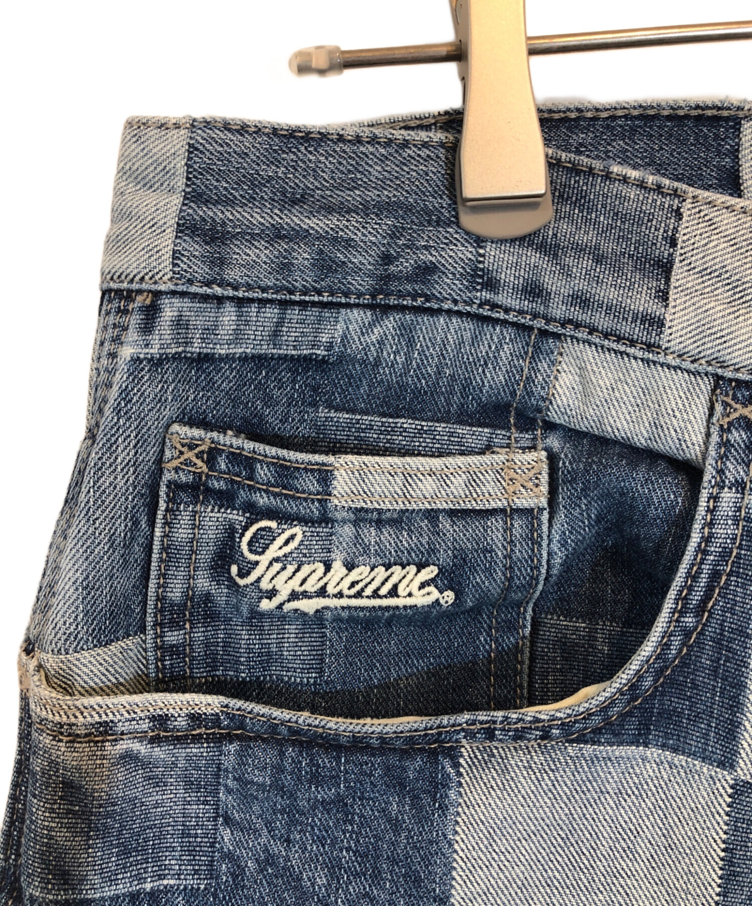 中古・古着通販】SUPREME (シュプリーム) Patched Denim Painter Pant インディゴ サイズ:SIZE 34｜ブランド・古着通販  トレファク公式【TREFAC FASHION】スマホサイト