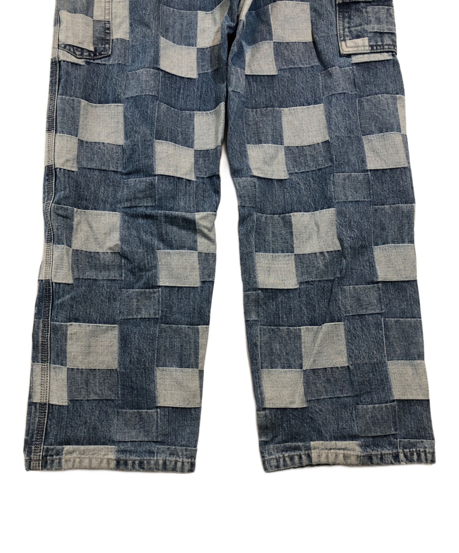 SUPREME (シュプリーム) Patched Denim Painter Pant インディゴ サイズ:SIZE 34