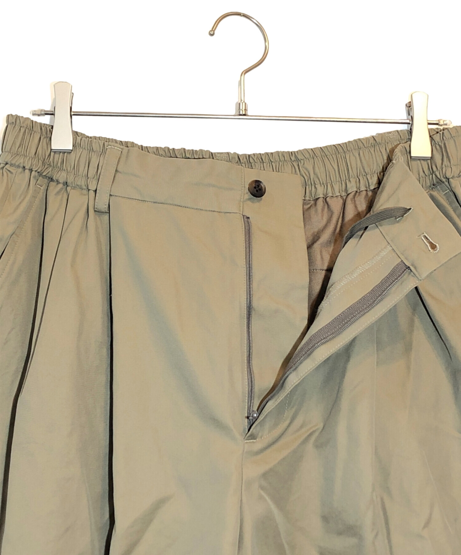 中古・古着通販】stein (シュタイン) WIDE EASY SHORT TROUSERS ベージュ サイズ:M｜ブランド・古着通販  トレファク公式【TREFAC FASHION】スマホサイト