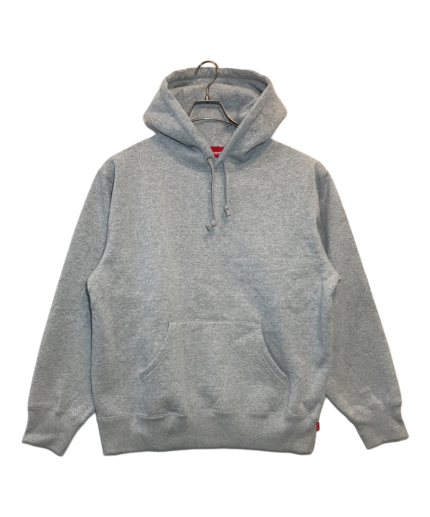 SUPREME (シュプリーム) Satin Applique Hooded Sweatshirt グレー サイズ:SIZE M