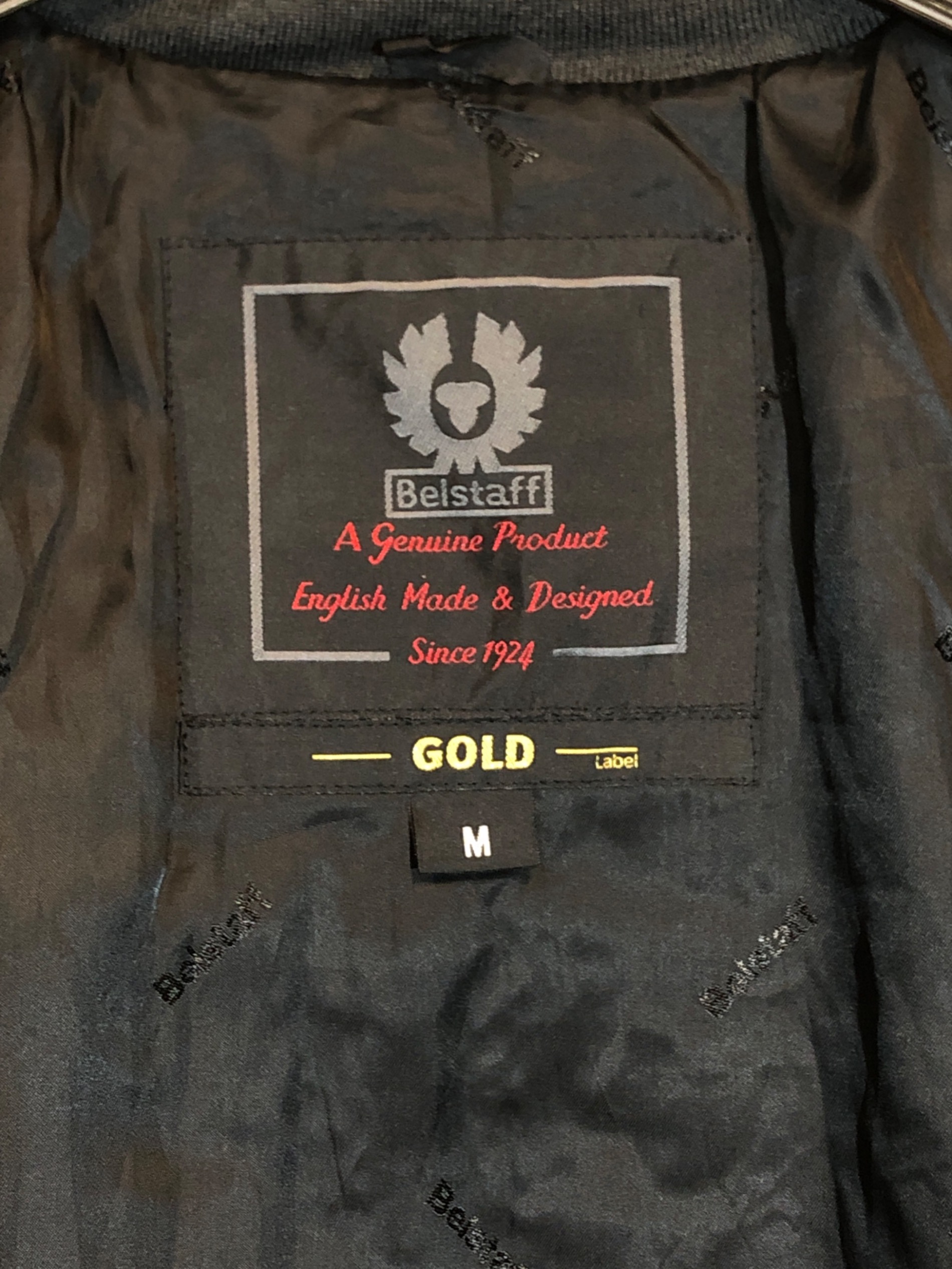 中古・古着通販】BELSTAFF GOLD LABEL (ベルスタッフ ゴールドレーベル) レザー中綿ジャケット ブラック  サイズ:Ｍ｜ブランド・古着通販 トレファク公式【TREFAC FASHION】スマホサイト