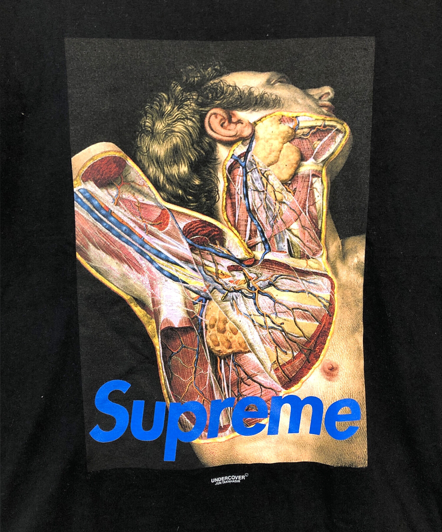 SUPREME (シュプリーム) UNDERCOVER (アンダーカバー) Anatomy Tee ブラック サイズ:SIZE M