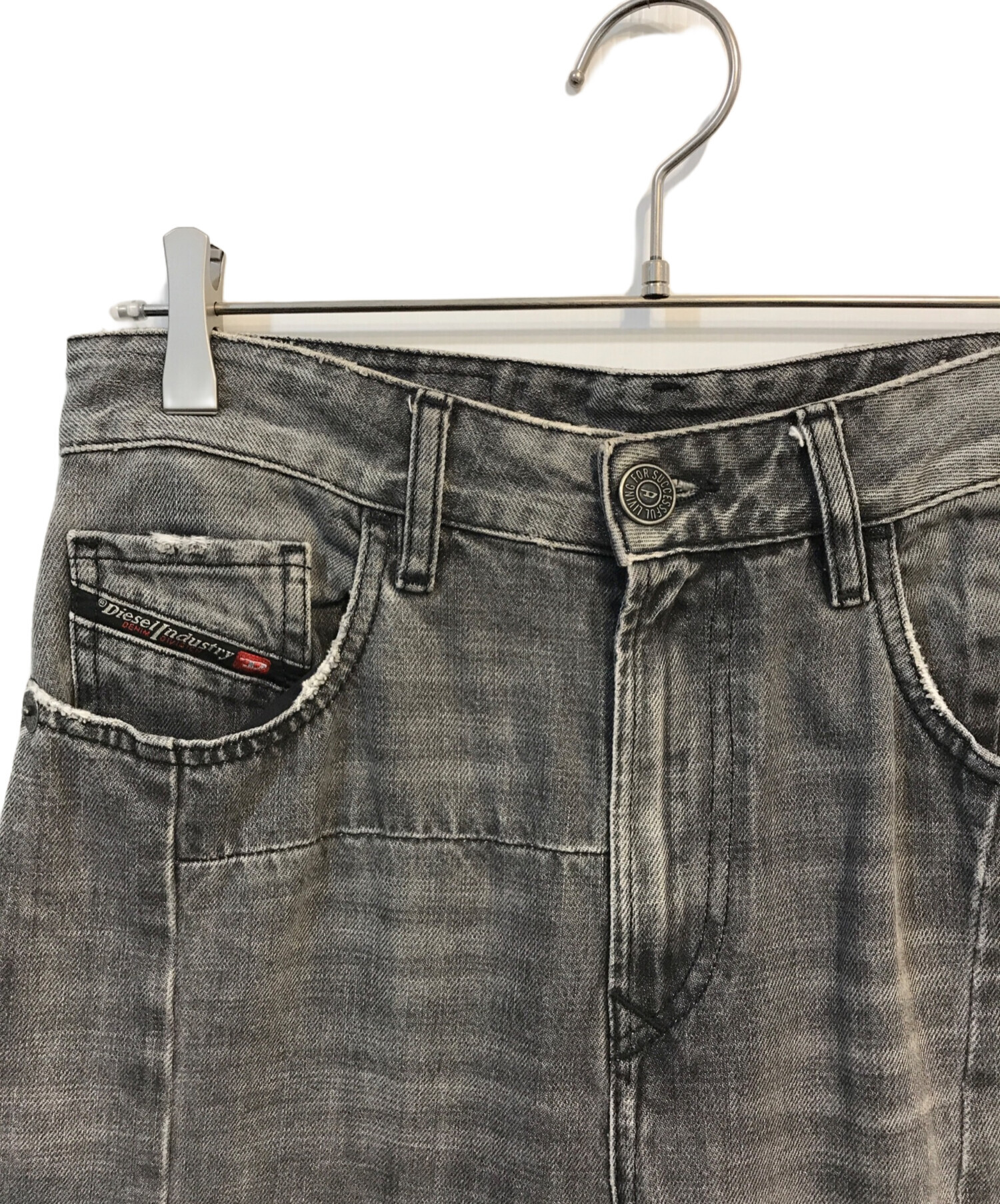 中古・古着通販】DIESEL (ディーゼル) パッチワークデニムパンツ ブラック サイズ:Ｗ25 Ｌ32｜ブランド・古着通販  トレファク公式【TREFAC FASHION】スマホサイト