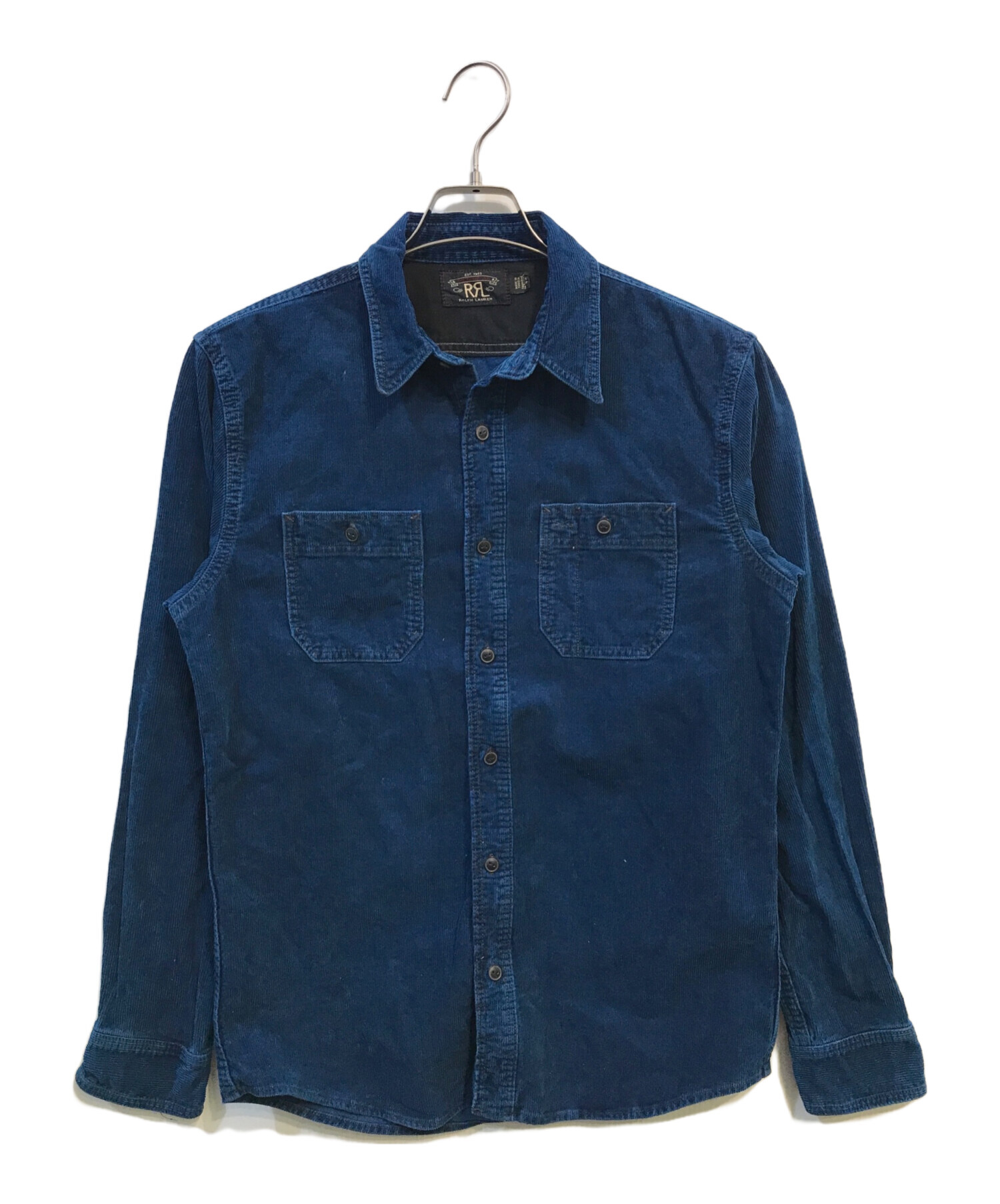 中古・古着通販】RRL (ダブルアールエル) コーデュロイシャツ ネイビー サイズ:Ｓ｜ブランド・古着通販 トレファク公式【TREFAC  FASHION】スマホサイト