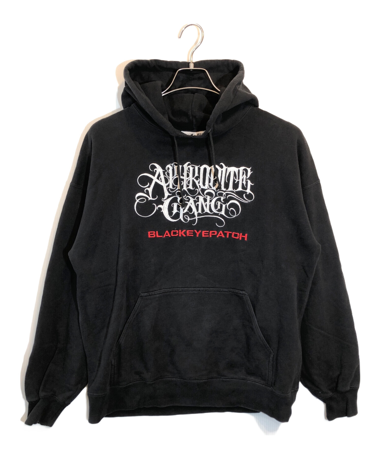 中古・古着通販】THE BLACK EYE PATCH (ブラックアイパッチ) APHRODITE GANG HOLDINGS ( アフロディーテギャングホールディングス) AGH HOODIE ブラック サイズ:SIZE L｜ブランド・古着通販 トレファク公式【TREFAC  FASHION】スマホサイト