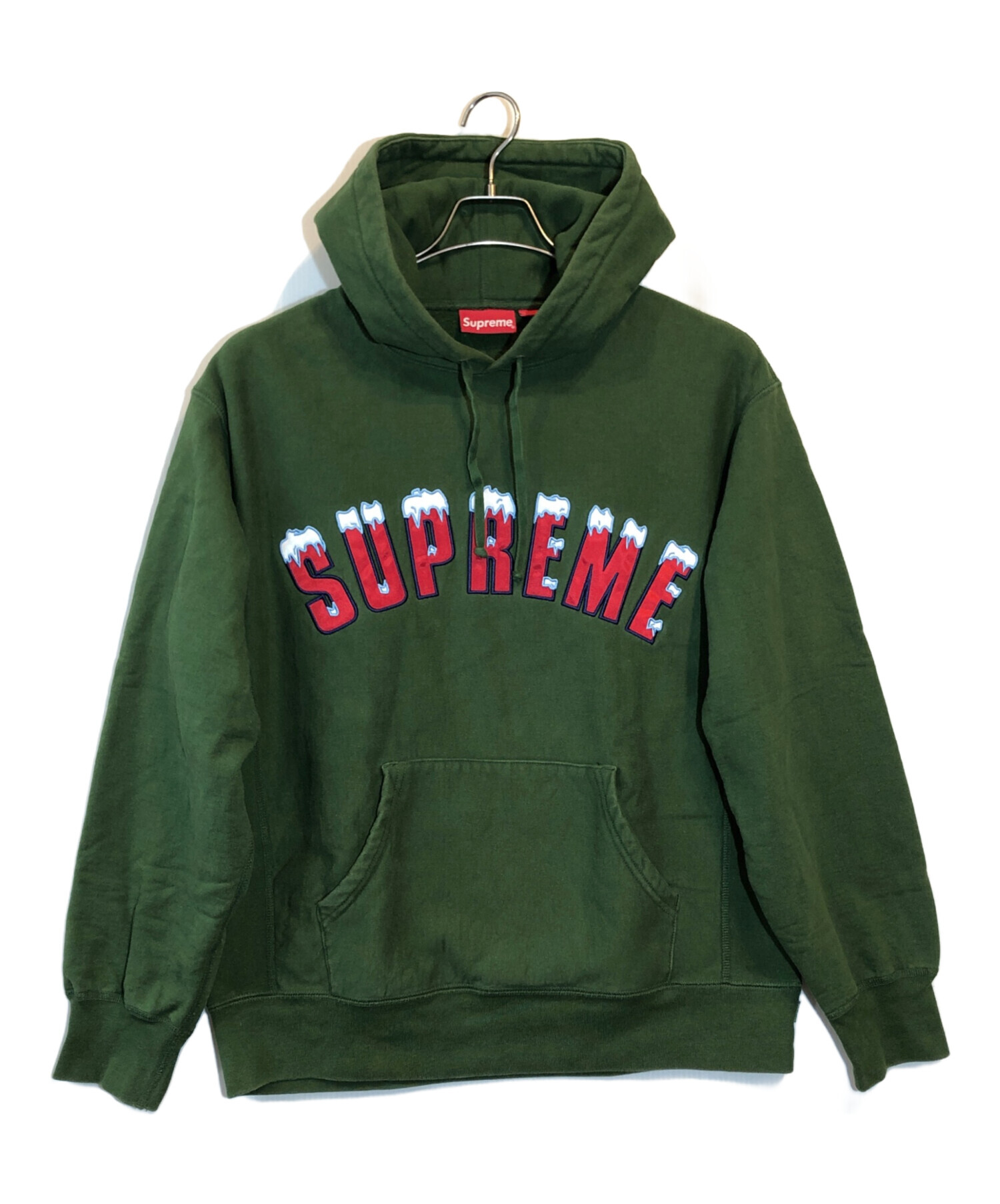 中古・古着通販】SUPREME (シュプリーム) Icy Arc Hooded Sweatshirt グリーン サイズ:M｜ブランド・古着通販  トレファク公式【TREFAC FASHION】スマホサイト