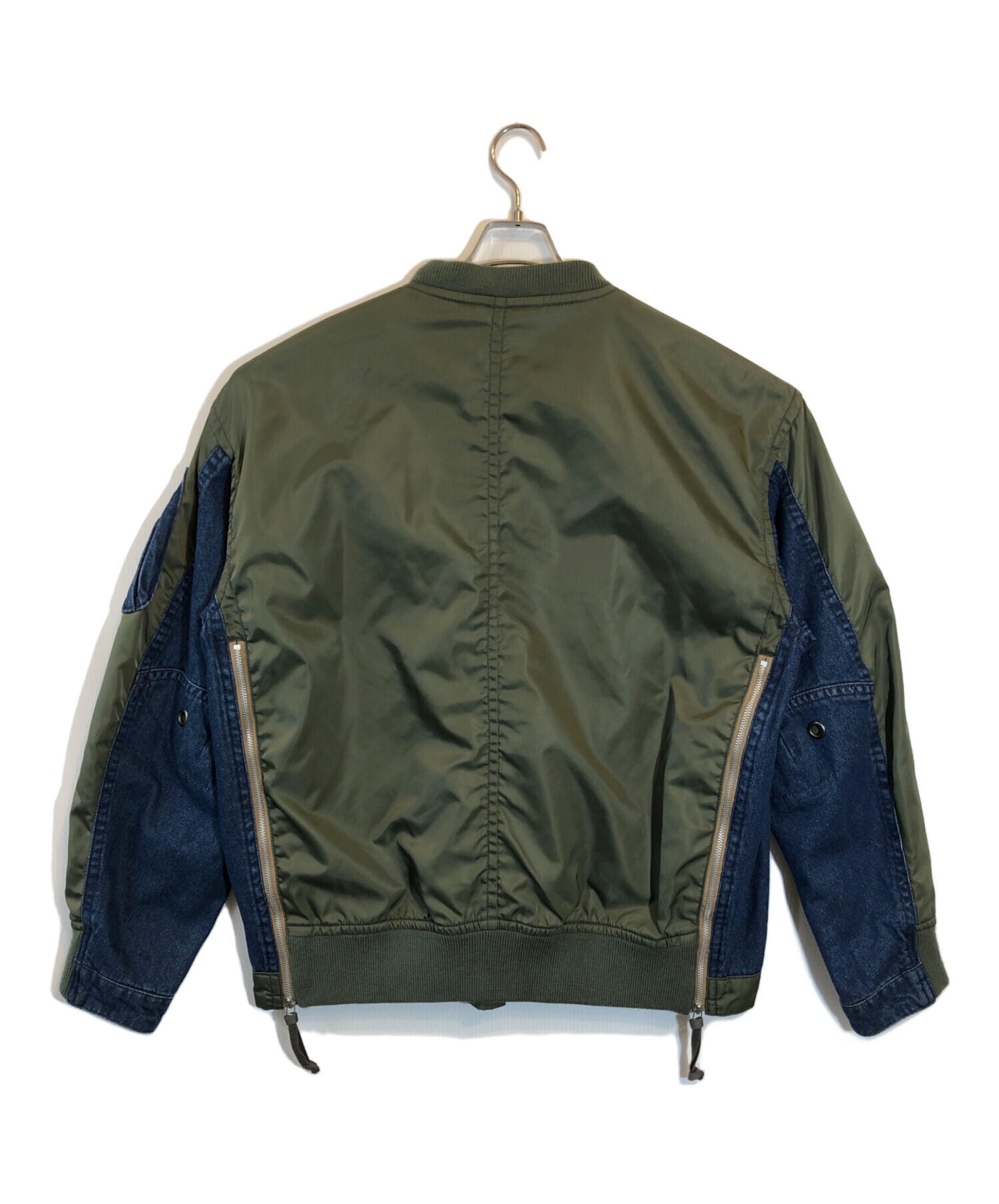 AVIREX (アヴィレックス) TYPE BLUE COMBINATION MA-1 カーキ サイズ:SIZE 2XL