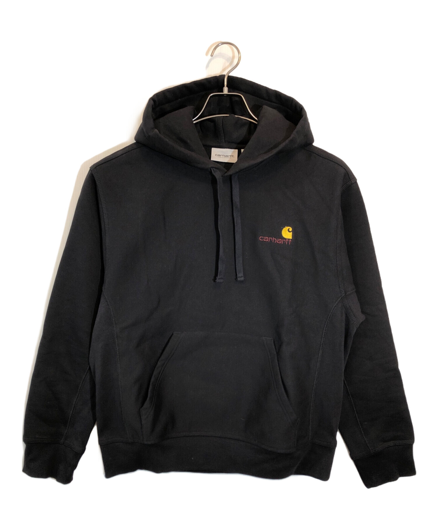 中古・古着通販】Carhartt WIP (カーハート) アメリカンスクリプトフーデッドスウェット ブラック サイズ:SIZE S｜ブランド・古着通販  トレファク公式【TREFAC FASHION】スマホサイト