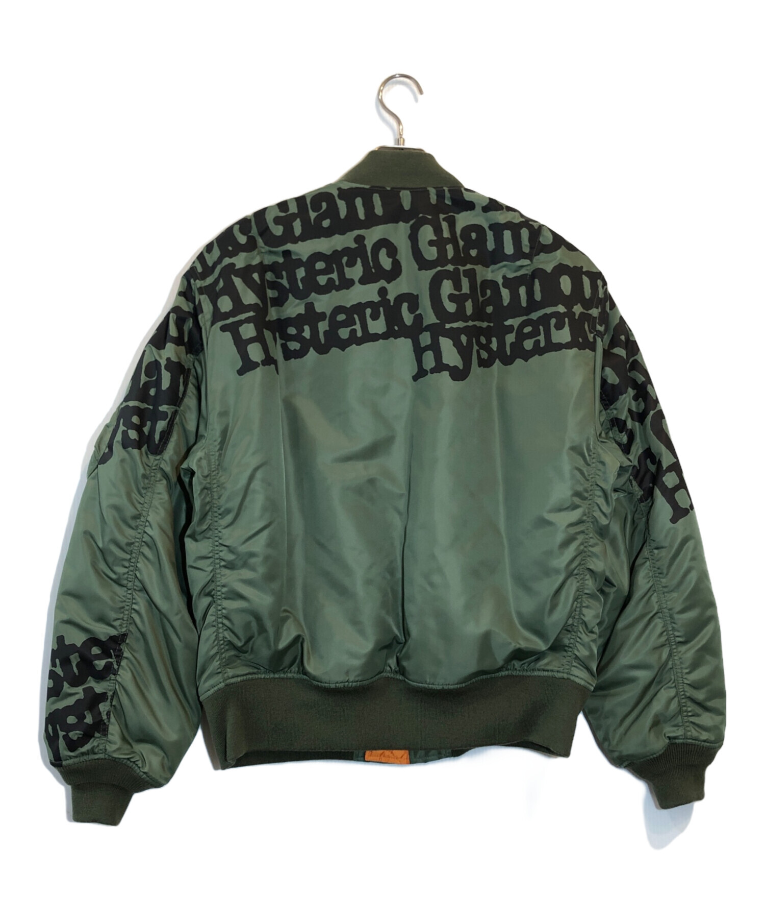 中古・古着通販】Hysteric Glamour (ヒステリックグラマー) TYPE LOGO MA-1 カーキ サイズ:SIZE XL｜ブランド・古着通販  トレファク公式【TREFAC FASHION】スマホサイト