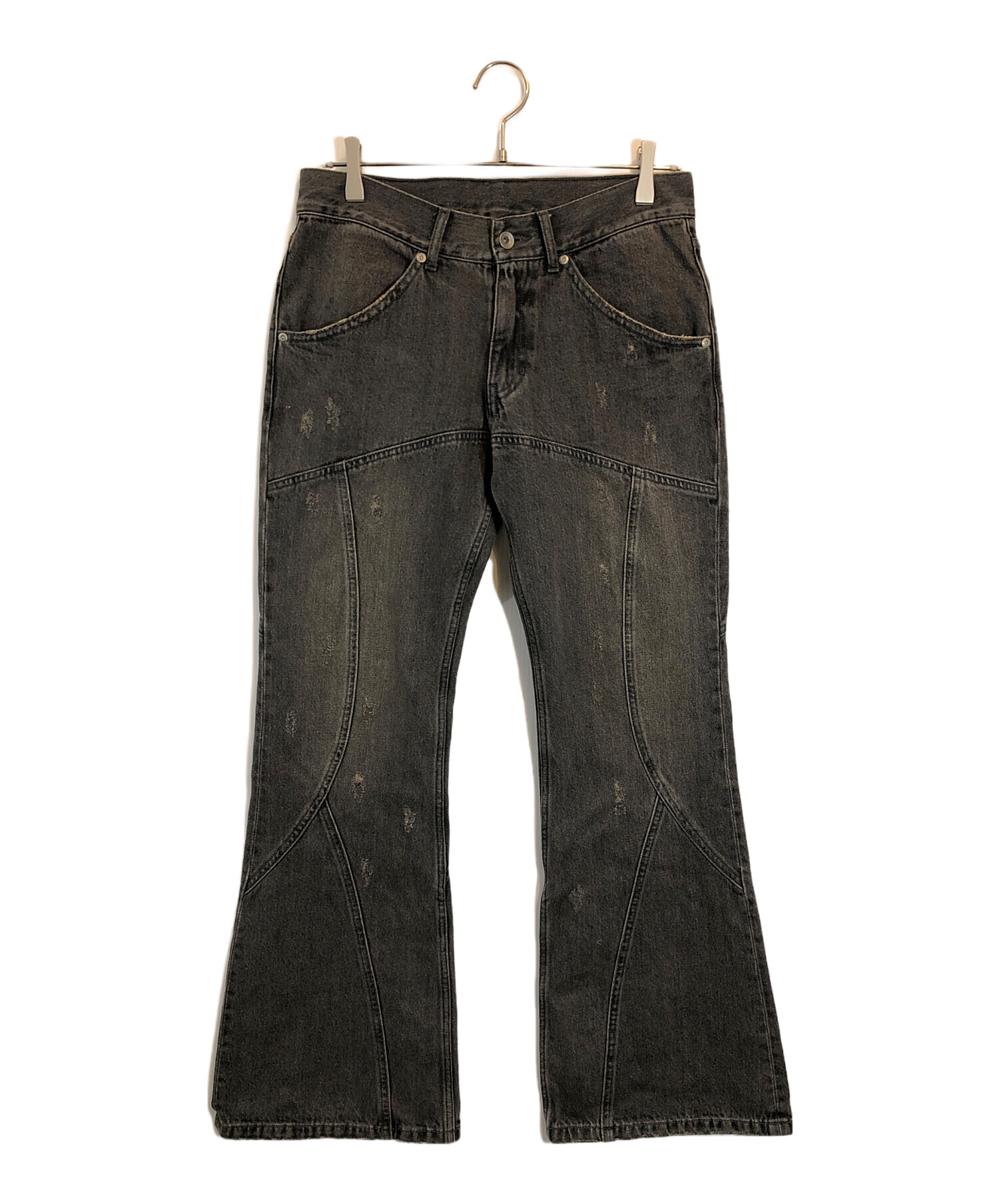 BEAMS FUTURE ARCHIVE (ビームスフューチャーアーカイブ) SWITH FLARE DENIM ブラック サイズ:SIZE M