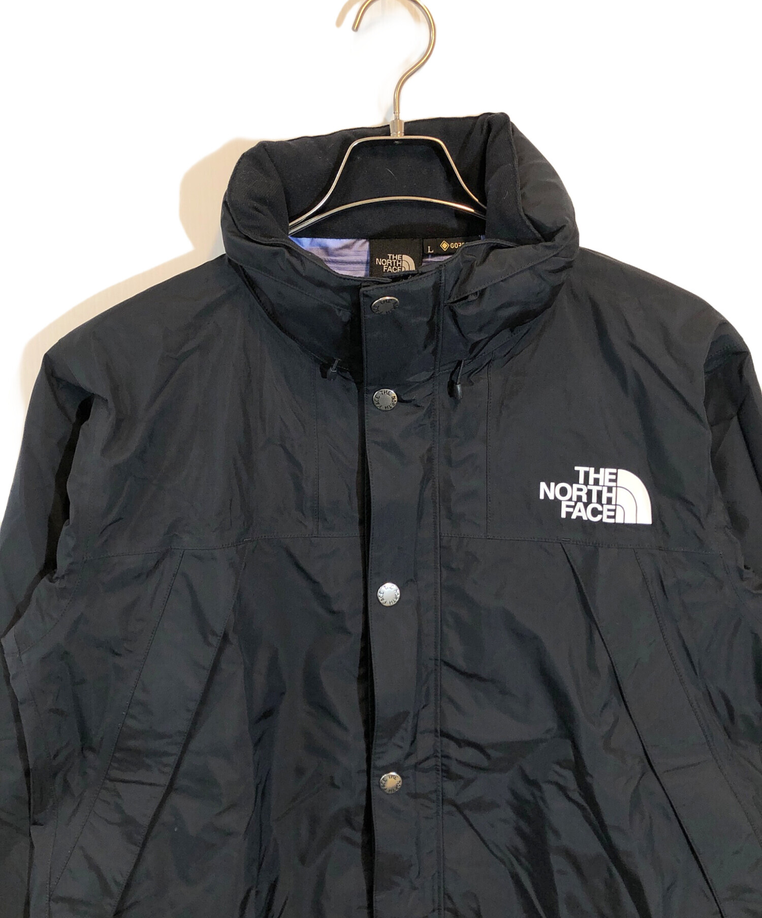 中古・古着通販】THE NORTH FACE (ザ ノース フェイス) マウンテンレインテックスジャケット ブラック サイズ:SIZE  L｜ブランド・古着通販 トレファク公式【TREFAC FASHION】スマホサイト