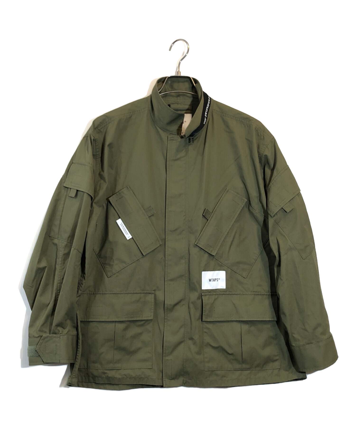 中古・古着通販】WTAPS (ダブルタップス) 22SS CONCEAL JACKET COPO. WEATHER カーキ  サイズ:01｜ブランド・古着通販 トレファク公式【TREFAC FASHION】スマホサイト