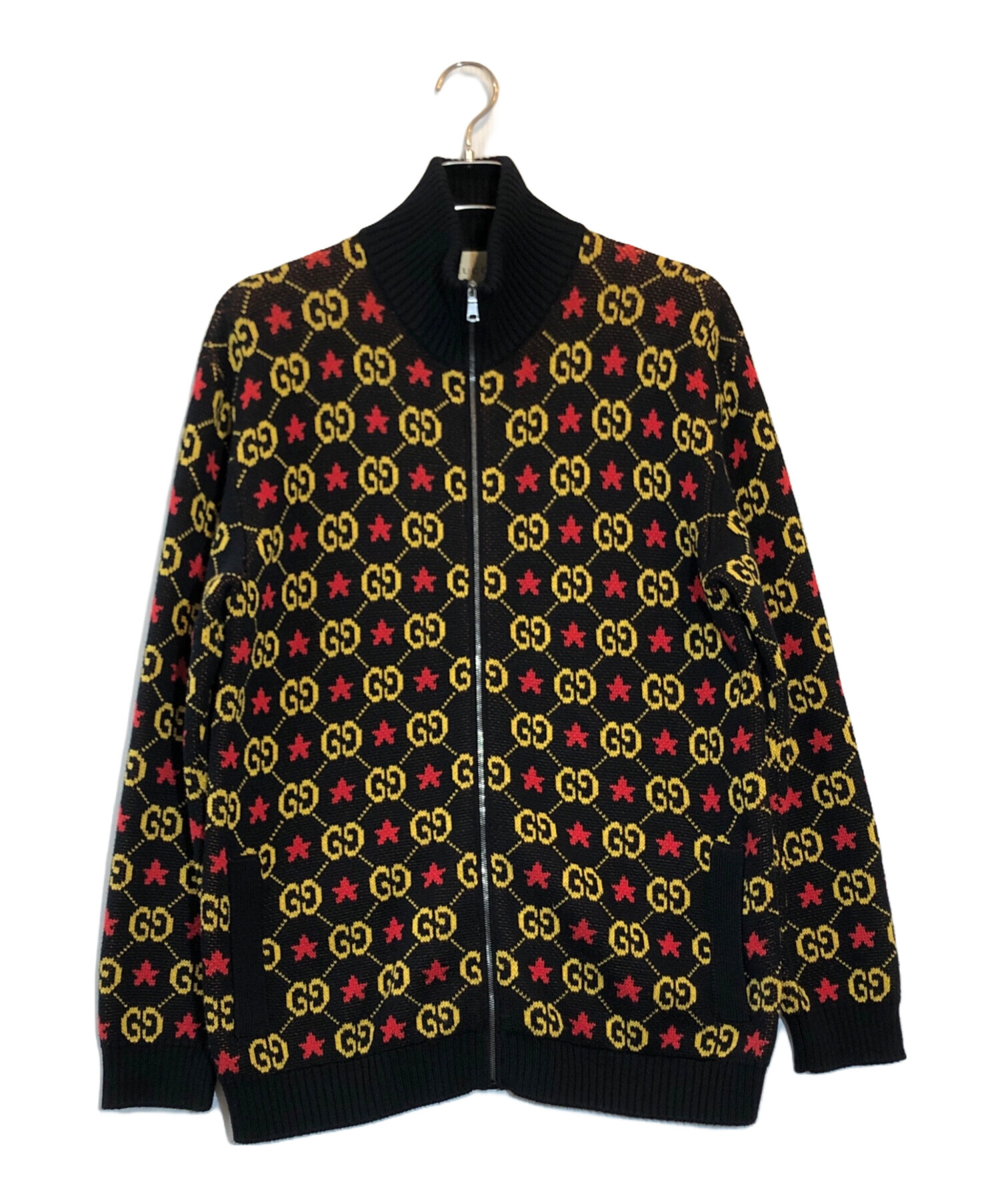 中古・古着通販】GUCCI (グッチ) 20AW GGスタージップアップニット ブラック サイズ:S｜ブランド・古着通販 トレファク公式【TREFAC  FASHION】スマホサイト