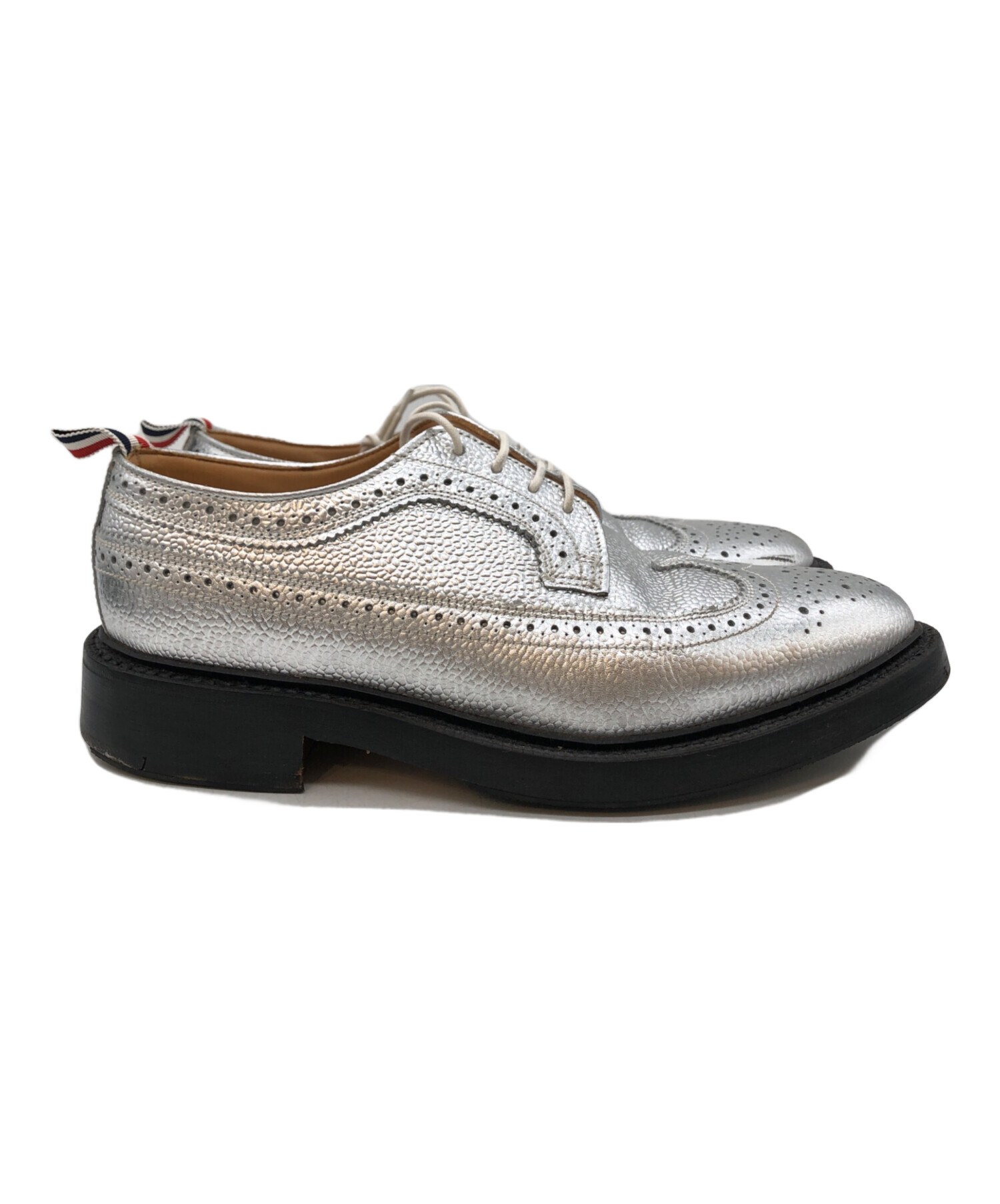 中古・古着通販】Thom Browne (トムブラウン) ウィングチップシューズ シルバー サイズ:SIZE US 8｜ブランド・古着通販  トレファク公式【TREFAC FASHION】スマホサイト