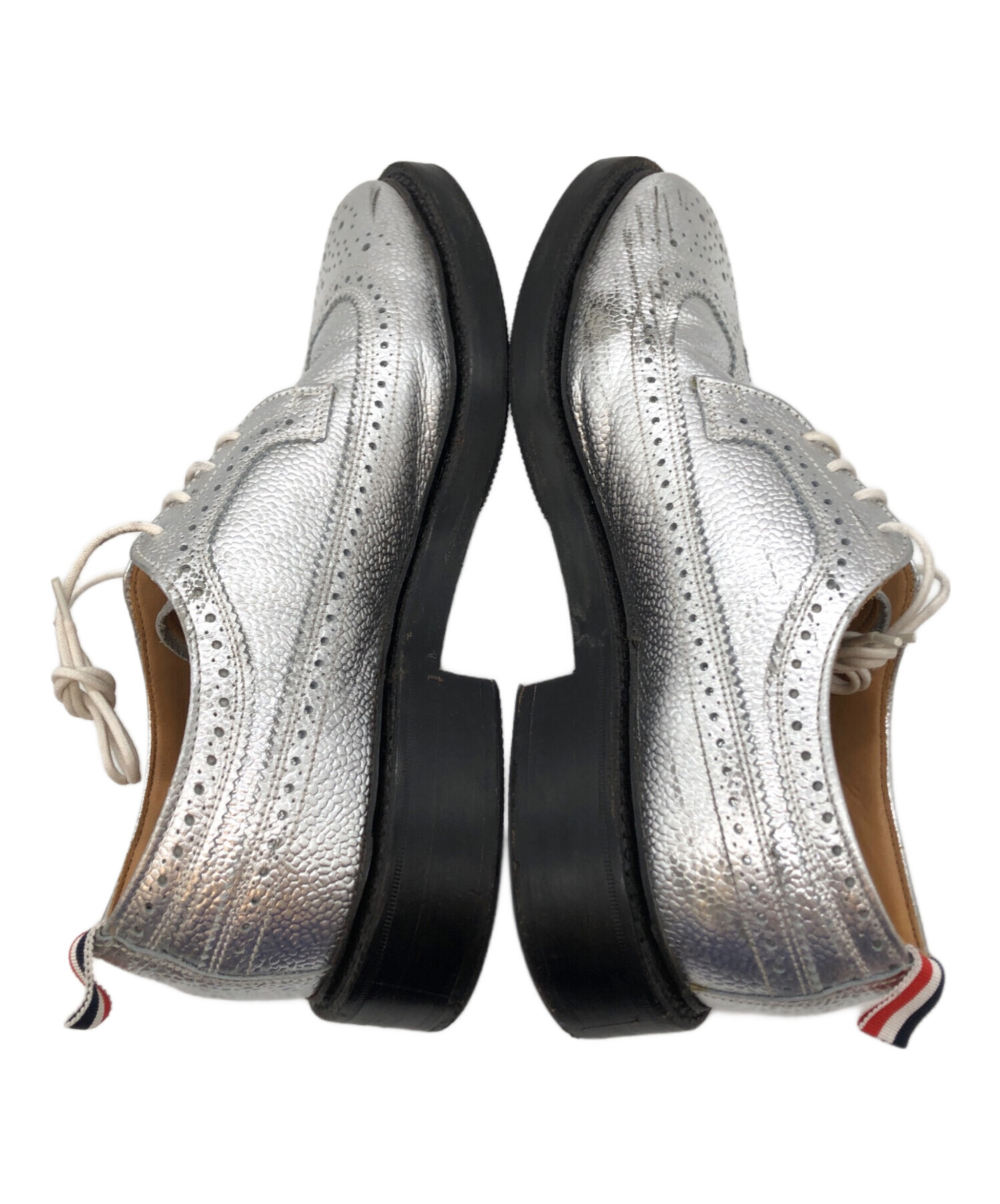 中古・古着通販】Thom Browne (トムブラウン) ウィングチップシューズ シルバー サイズ:SIZE US 8｜ブランド・古着通販  トレファク公式【TREFAC FASHION】スマホサイト