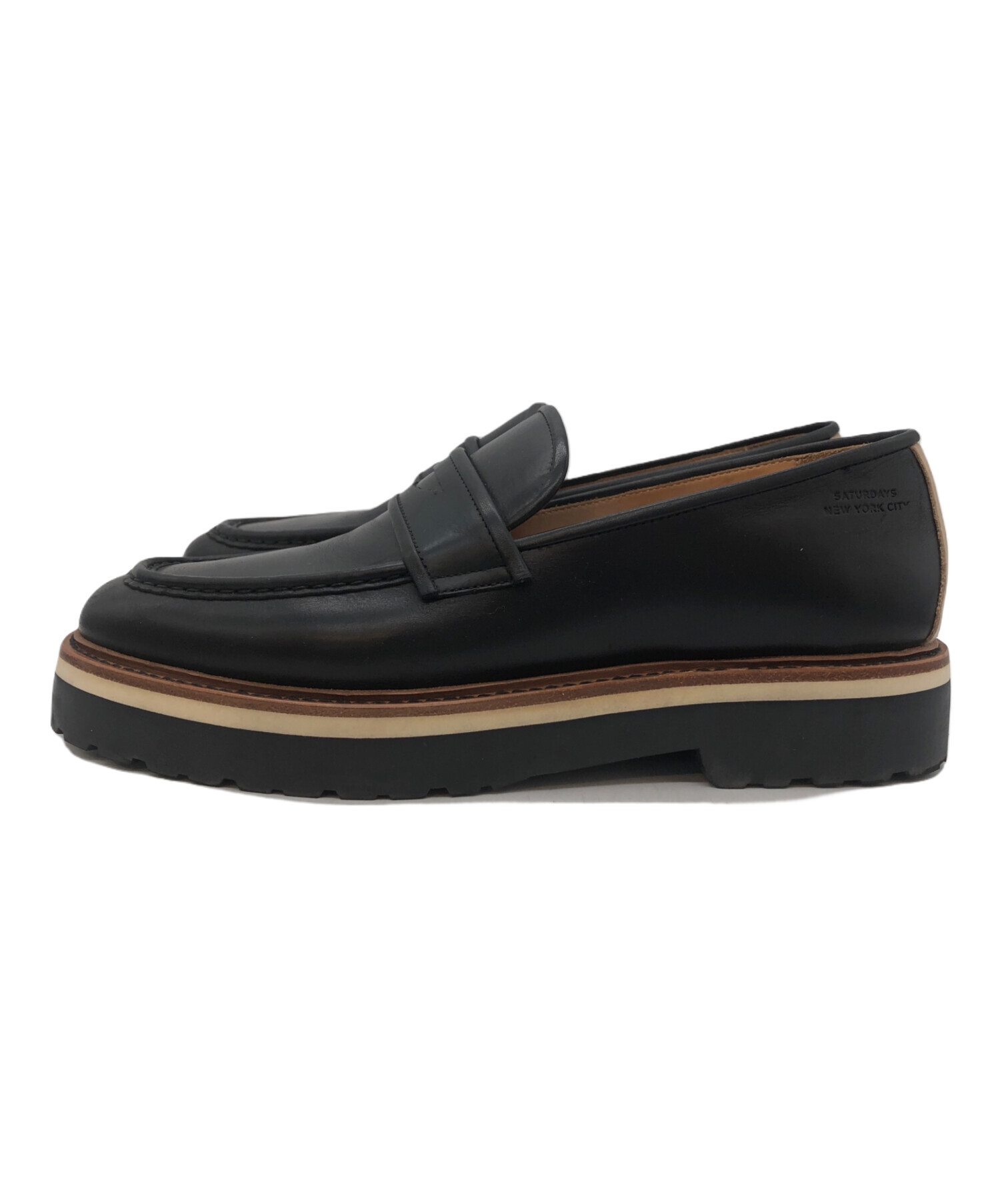 中古・古着通販】SATURDAYS SURF NYC (サタデーズサーフニューヨーク) Idris Loafer ブラック  サイズ:US9｜ブランド・古着通販 トレファク公式【TREFAC FASHION】スマホサイト