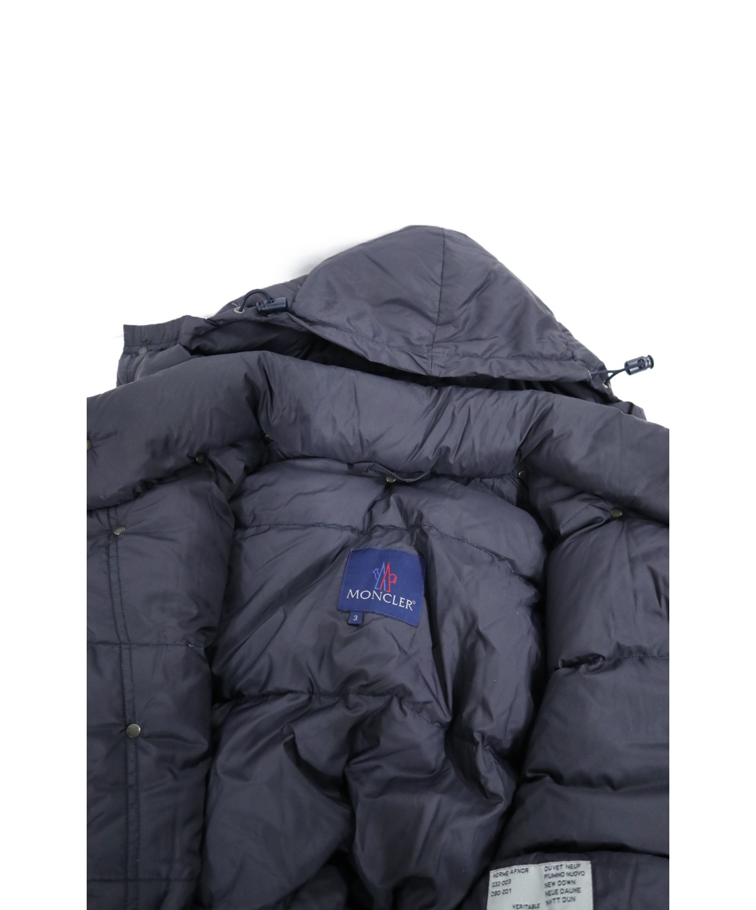 MONCLER (モンクレール) カラコルムダウンジャケット ネイビー サイズ:3 KARAKORUM　41324-50-68959　H 000020