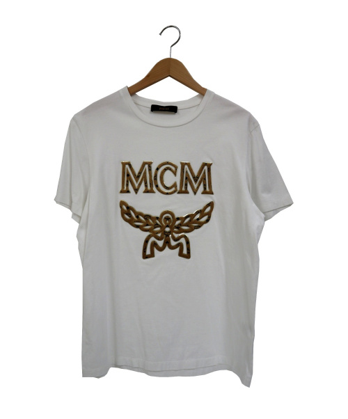 中古・古着通販】MCM (エムシーエム) クラシックロゴTシャツ ホワイト
