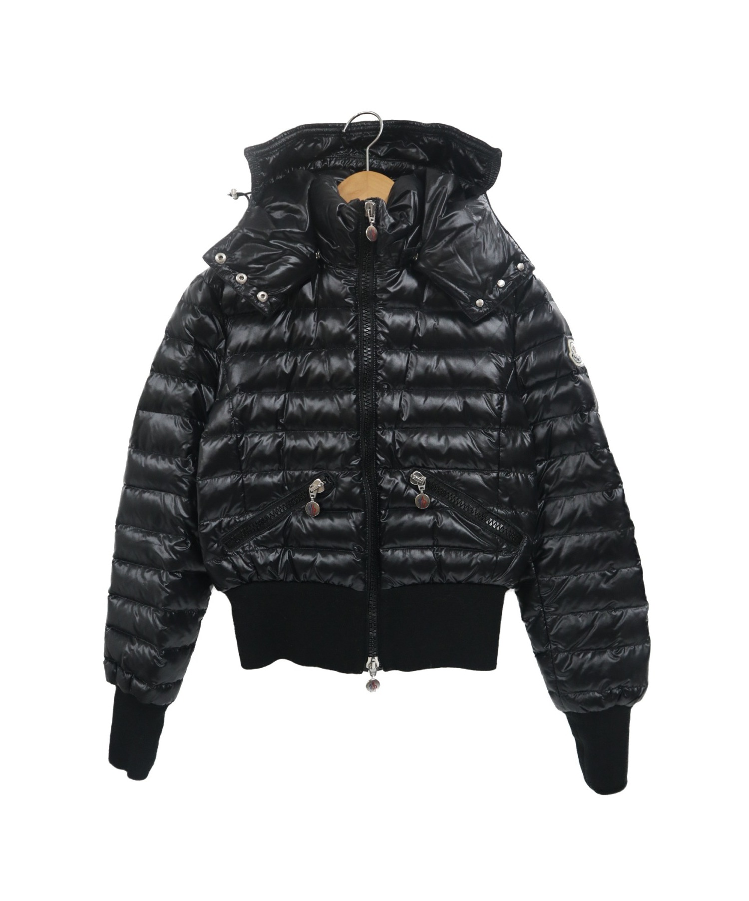 中古・古着通販】MONCLER (モンクレール) フード付シャイニーダウン