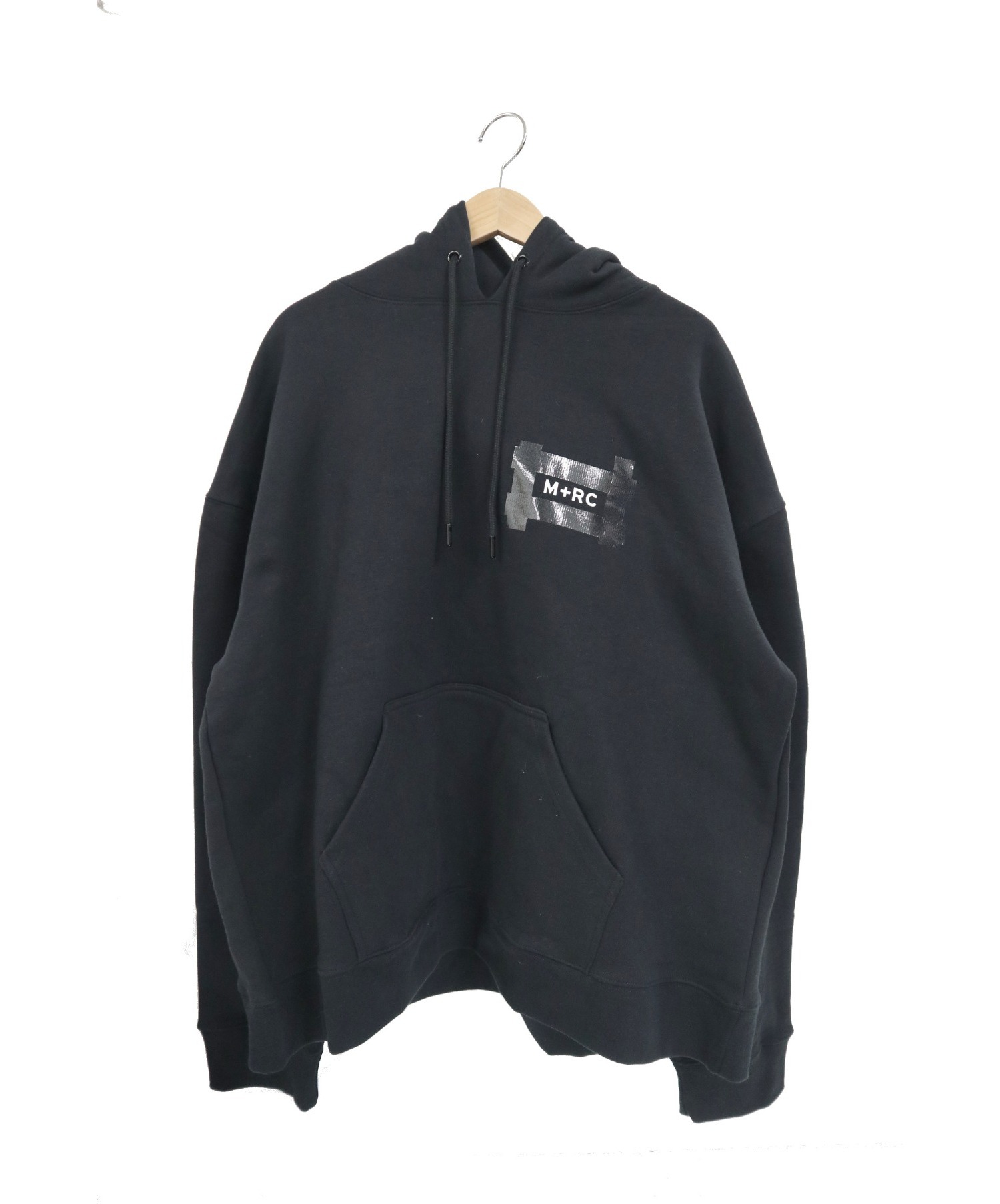 M+RC NOIR (マルシェノア) ブラックスプリットフーディー ブラック サイズ:XL BLACK SPLIT HOODIE